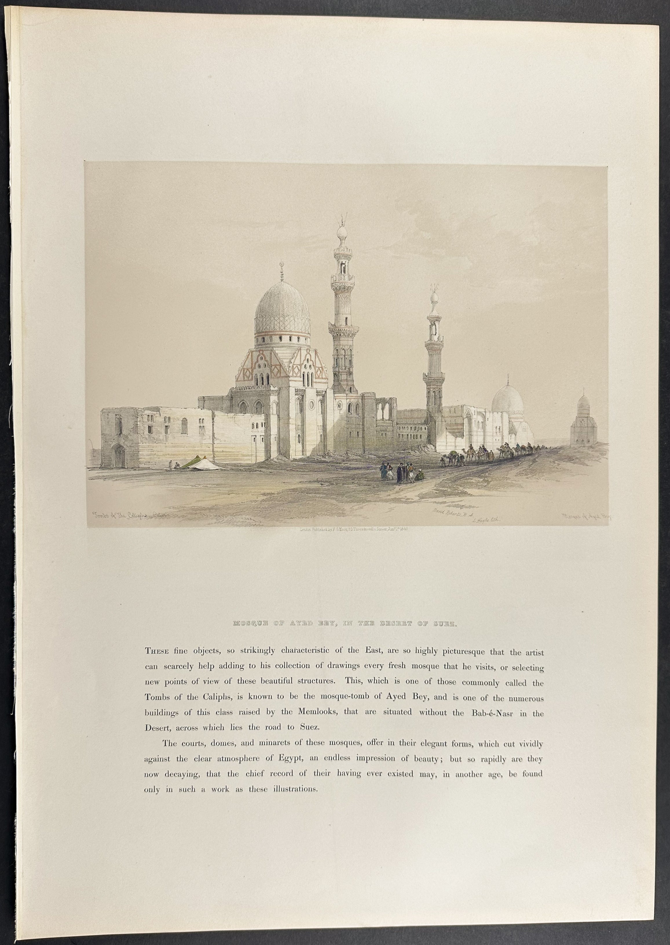 Mosque of Ayed Bey in the Desert of Suez