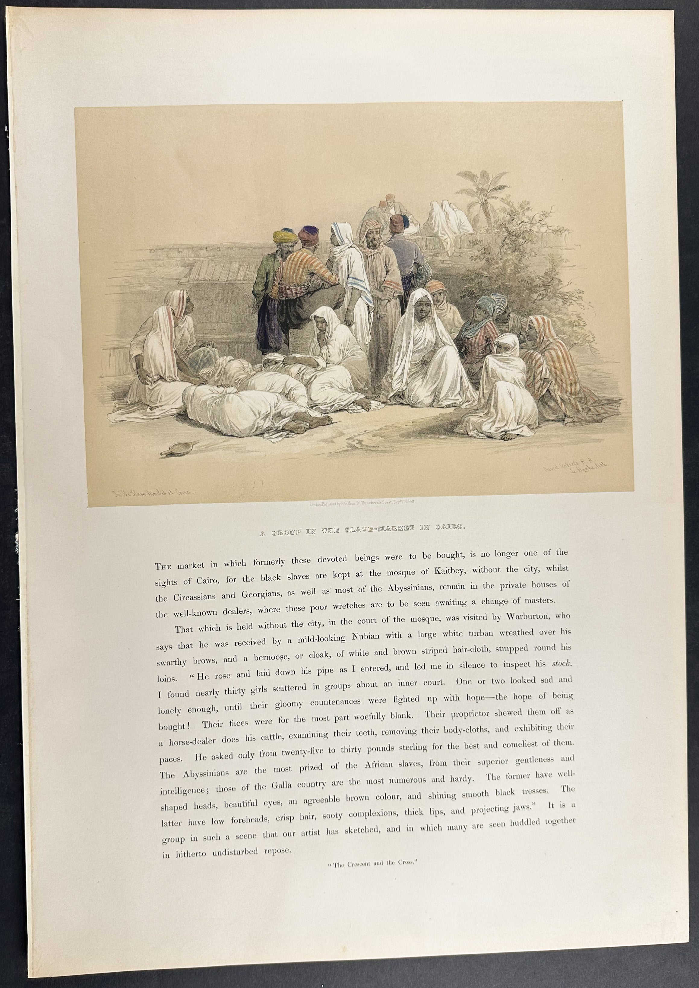 A Group in the Slave Market in Cairo