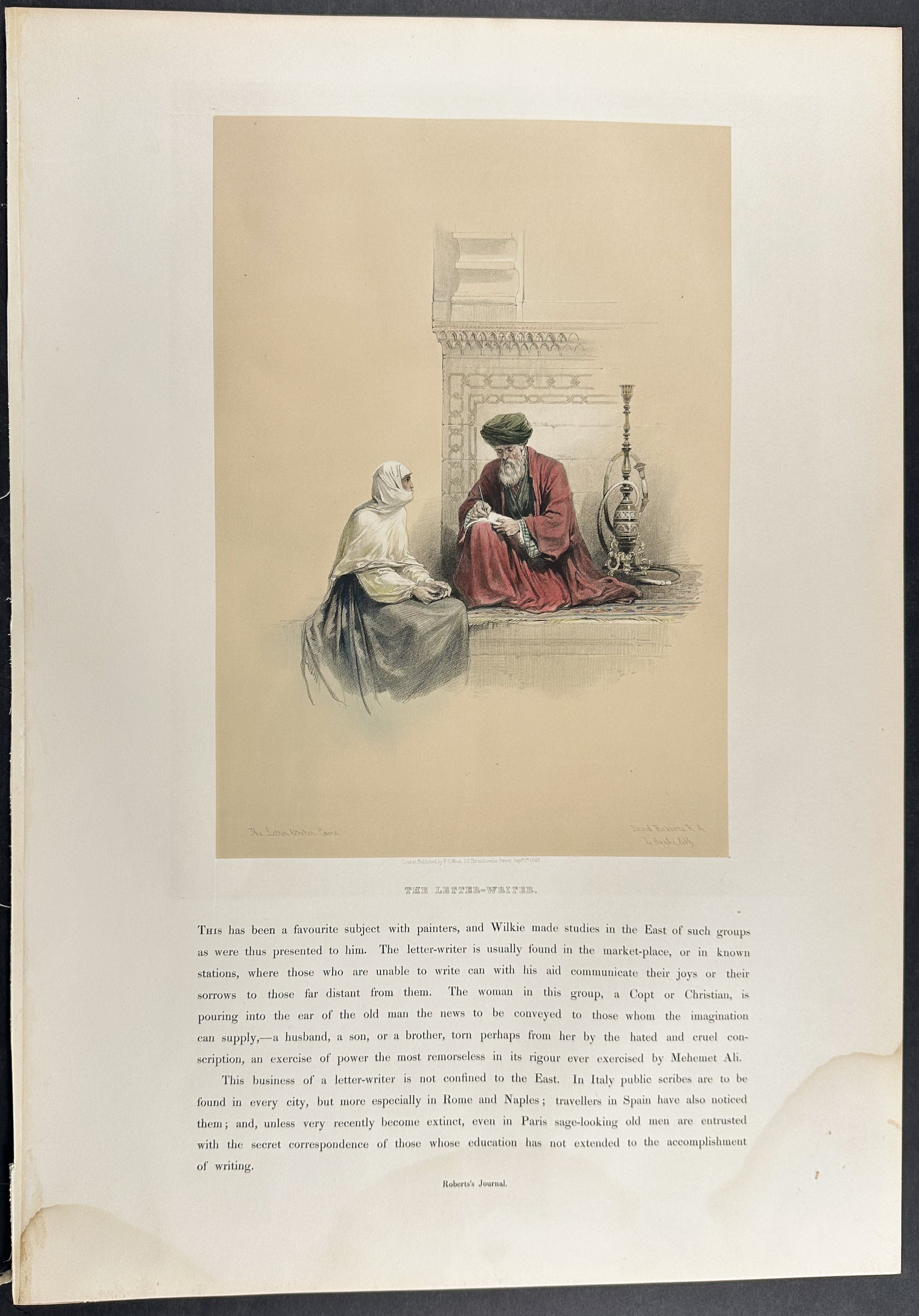 The Letter-Writer, Cairo