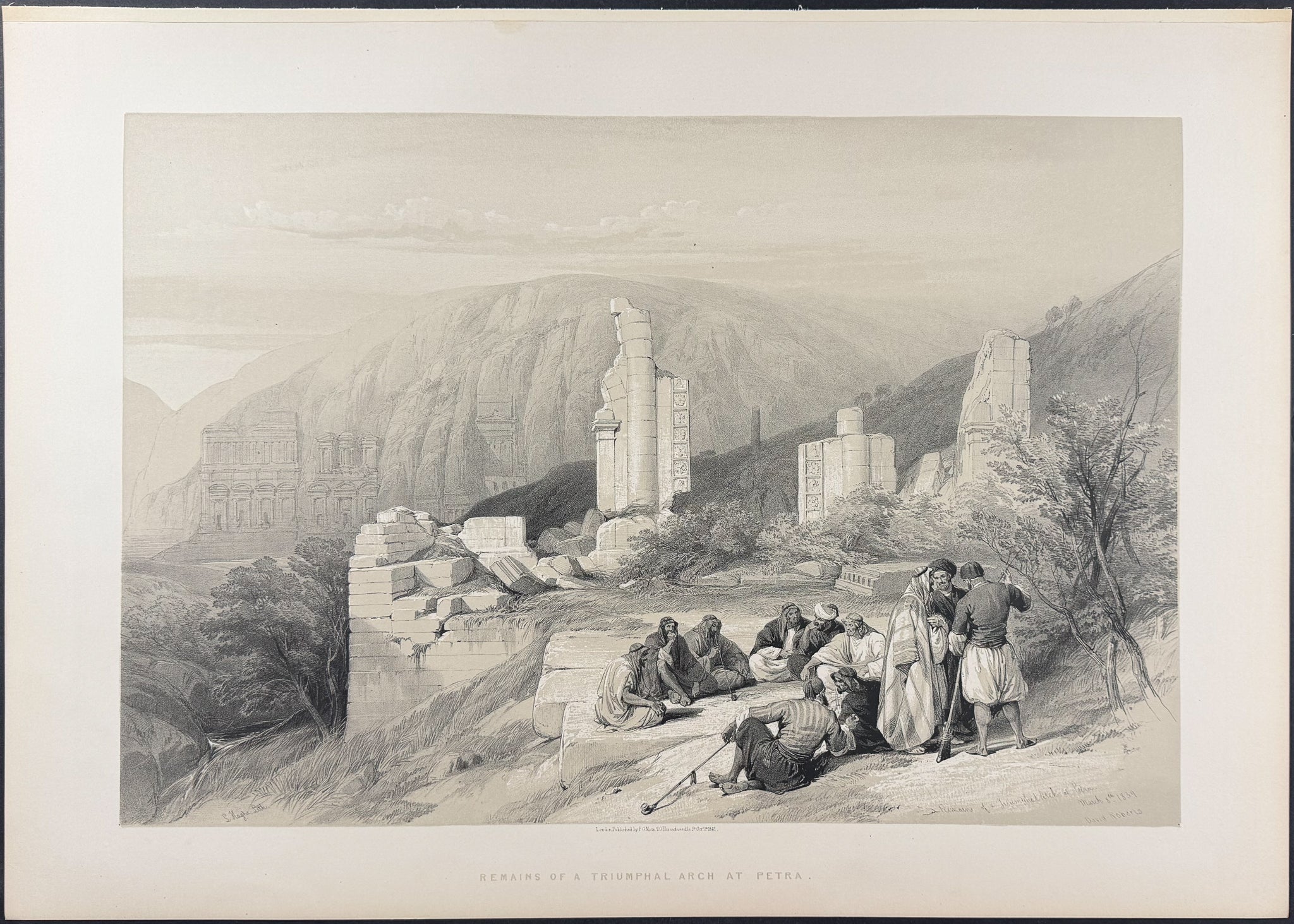 Remains of a Triumphal Arch at Petra