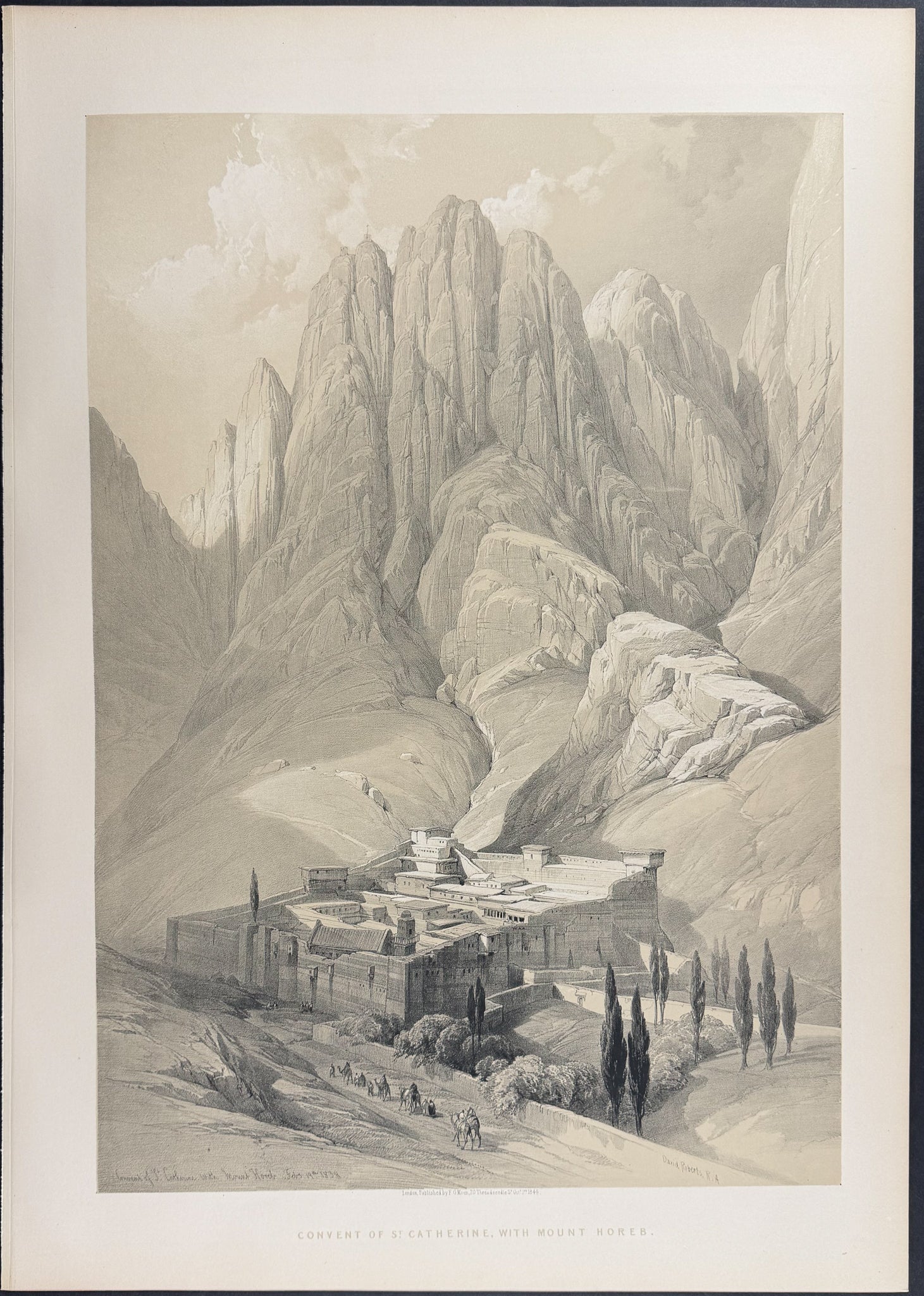 Convent of St. Catherine, with Mount Horeb