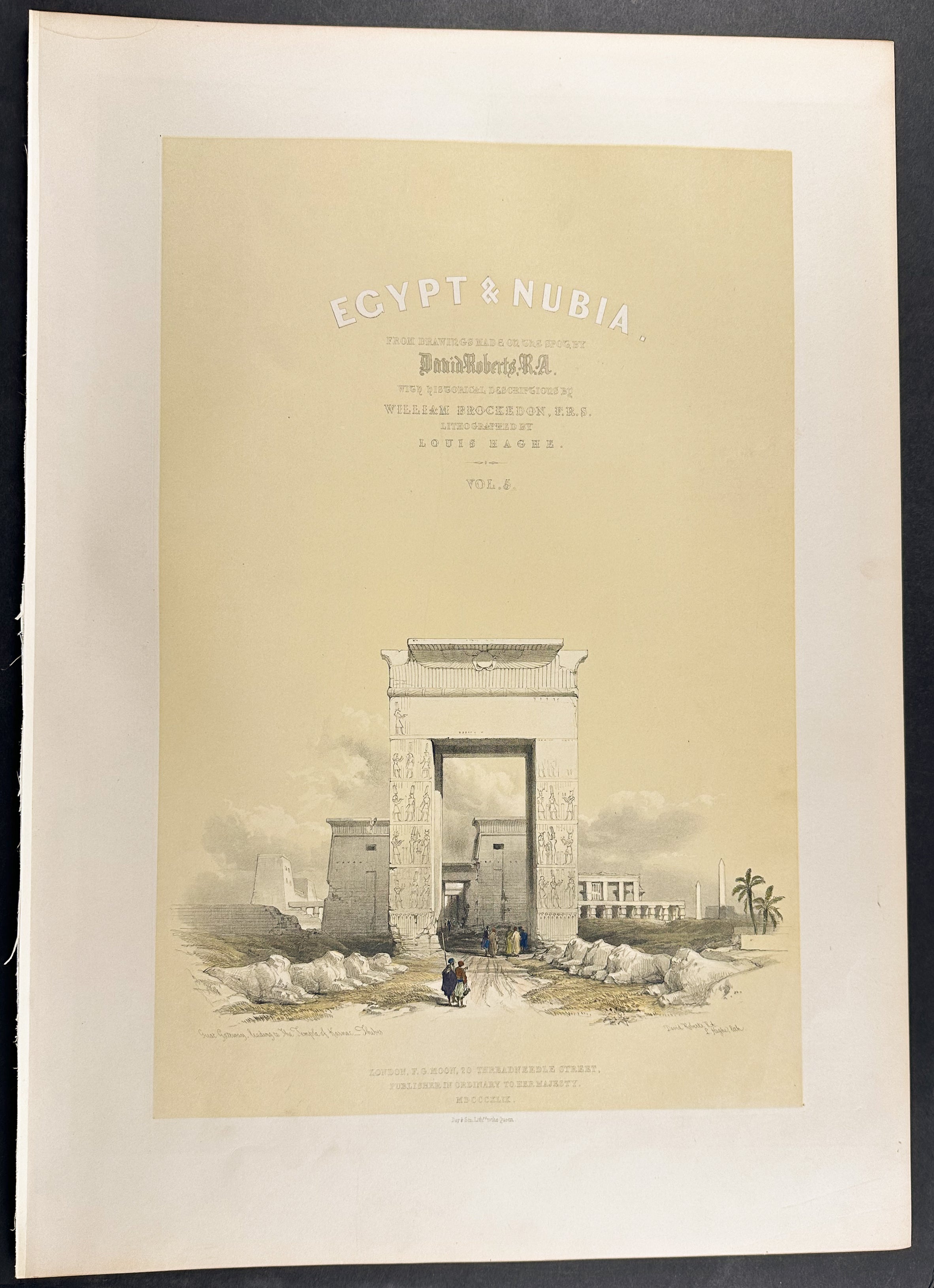 Frontispiece - Great Gateway Leading to the Temple of Karnak, Thebes