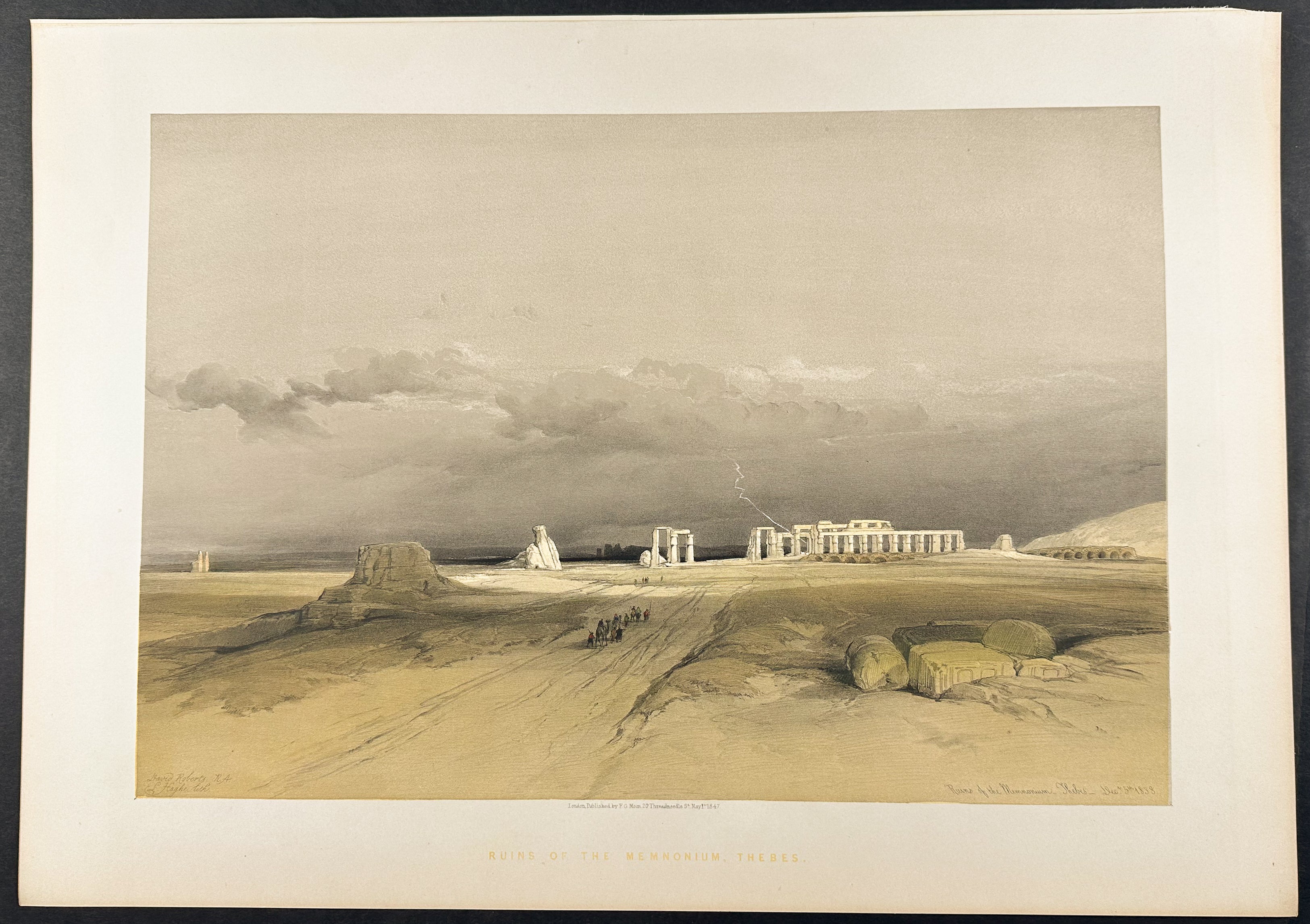 Ruins of the Memnonium, Thebes