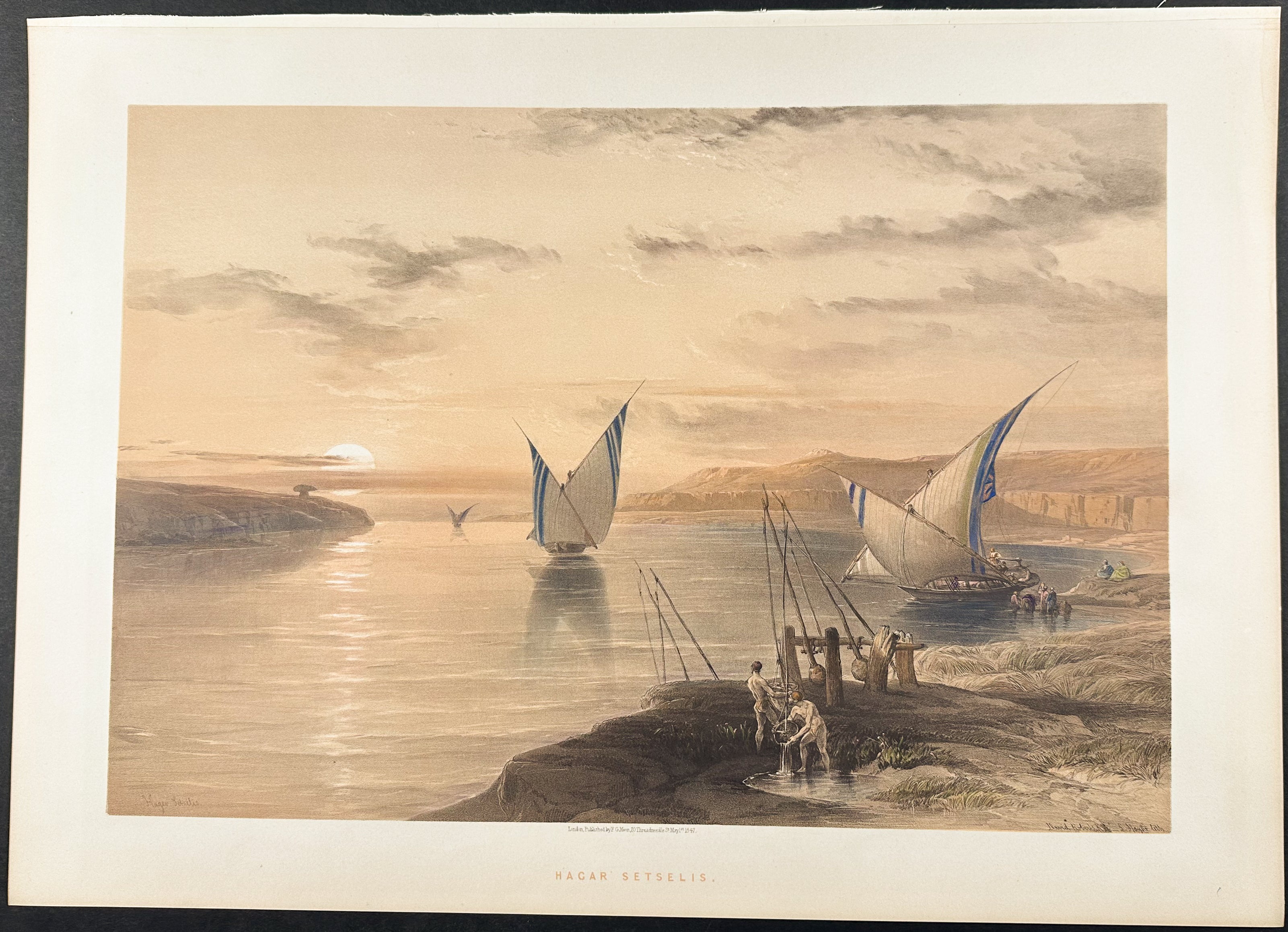 Hadjar Silsilis, or the Rock of the Chain