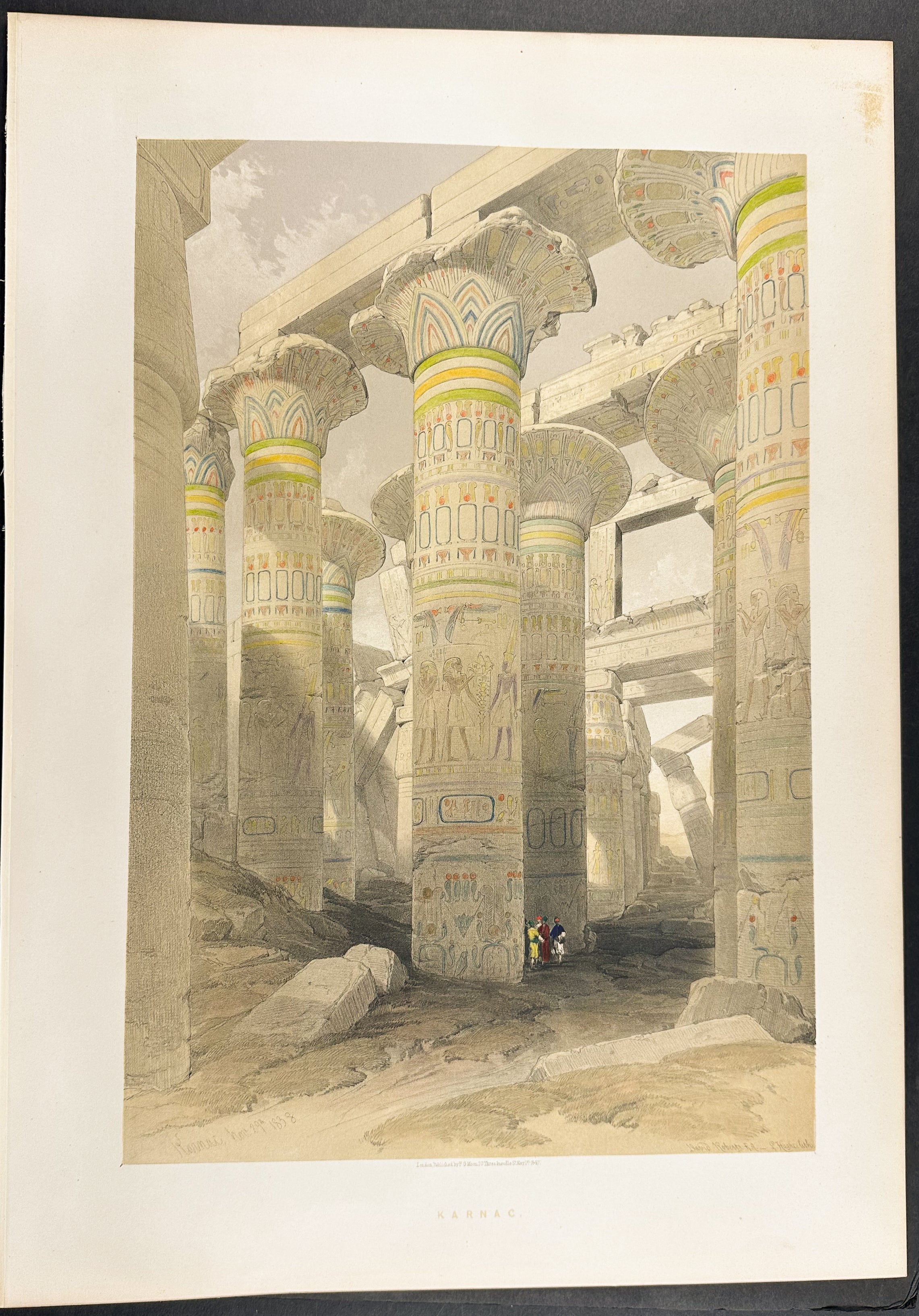 Oblique View of the Hall of Columns, Karnak