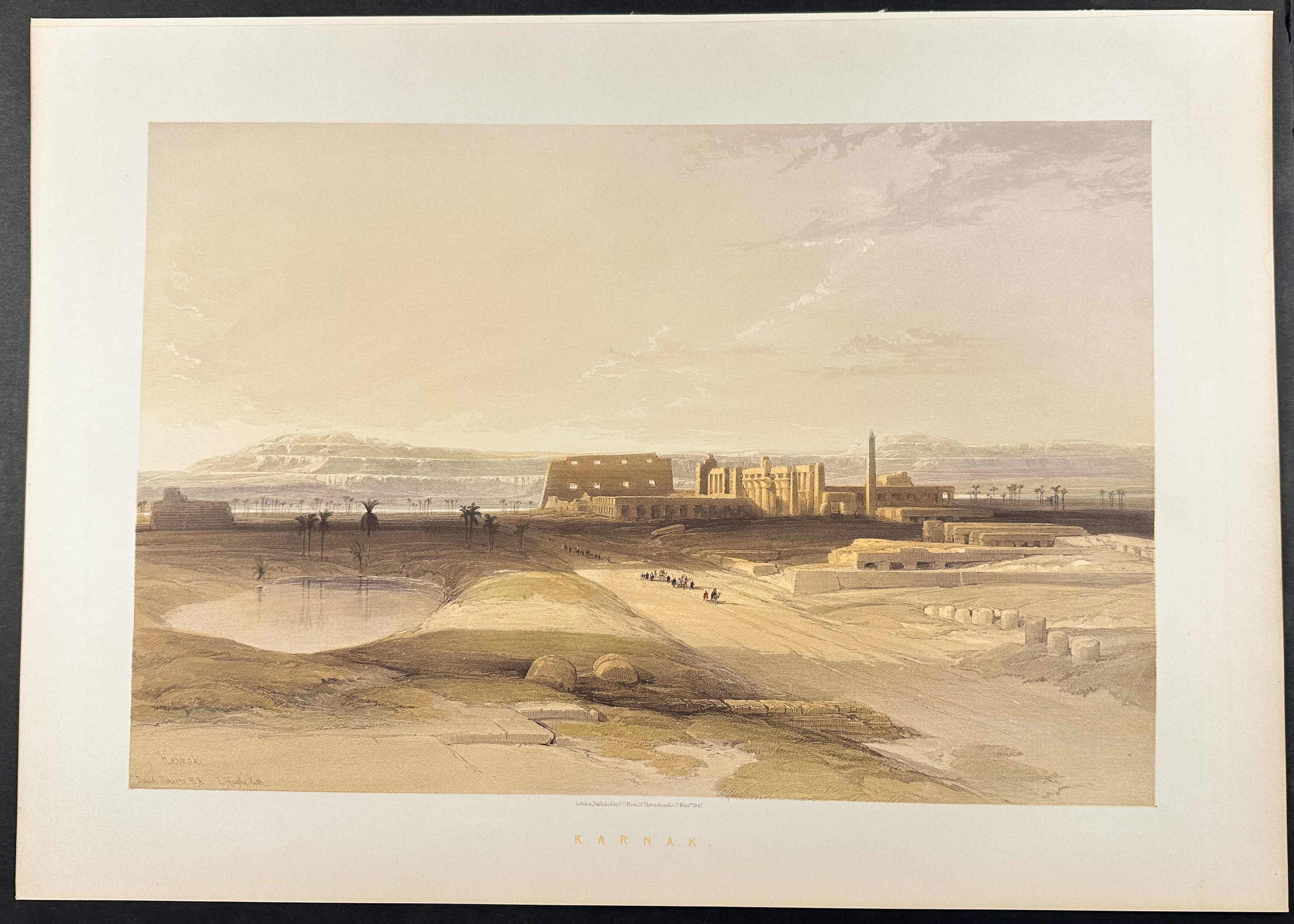 General View of Karnak, Looking towards Baban-El-Molook