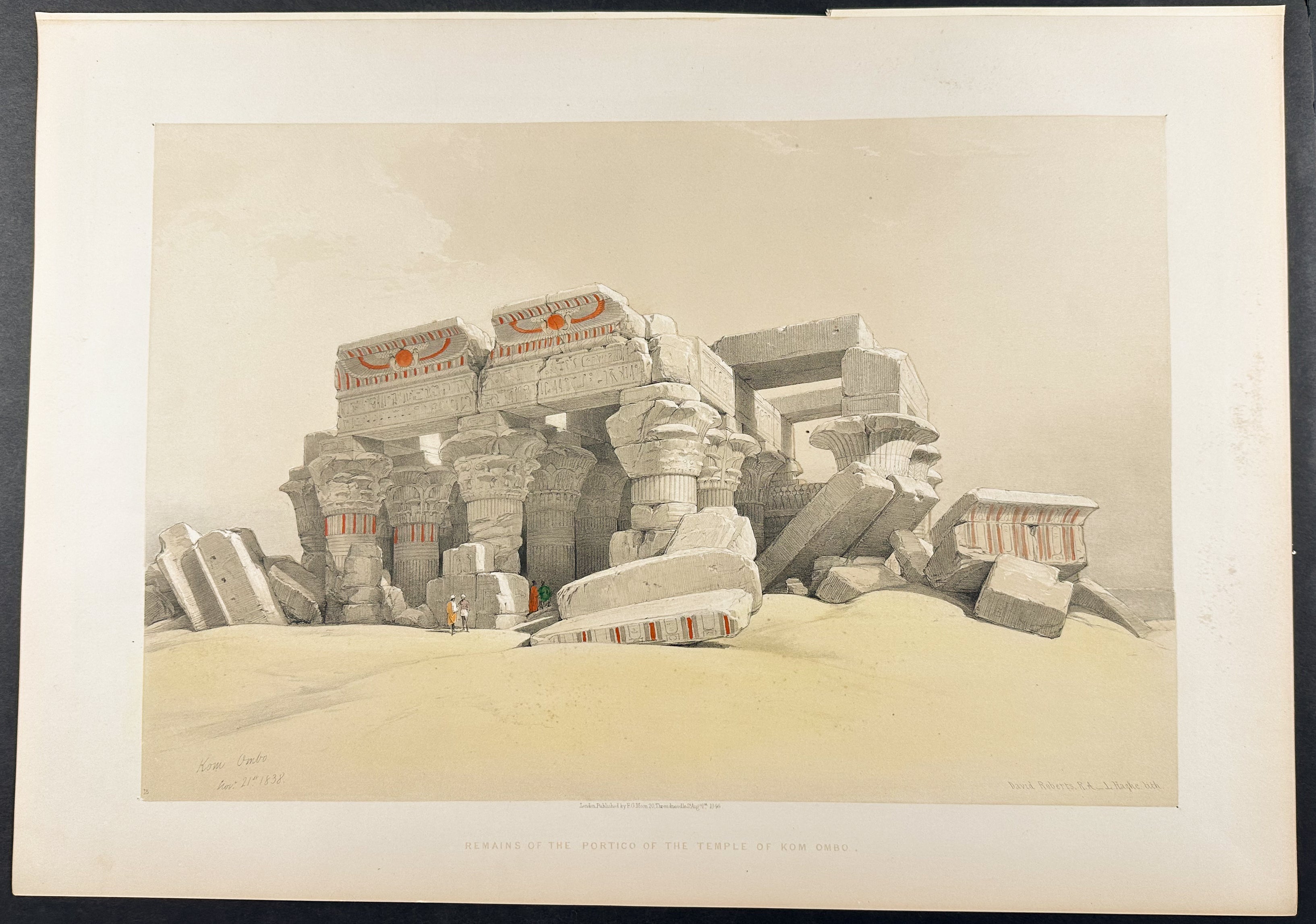 Ruins of the Temple of Kom-Ombo, Upper Egypt