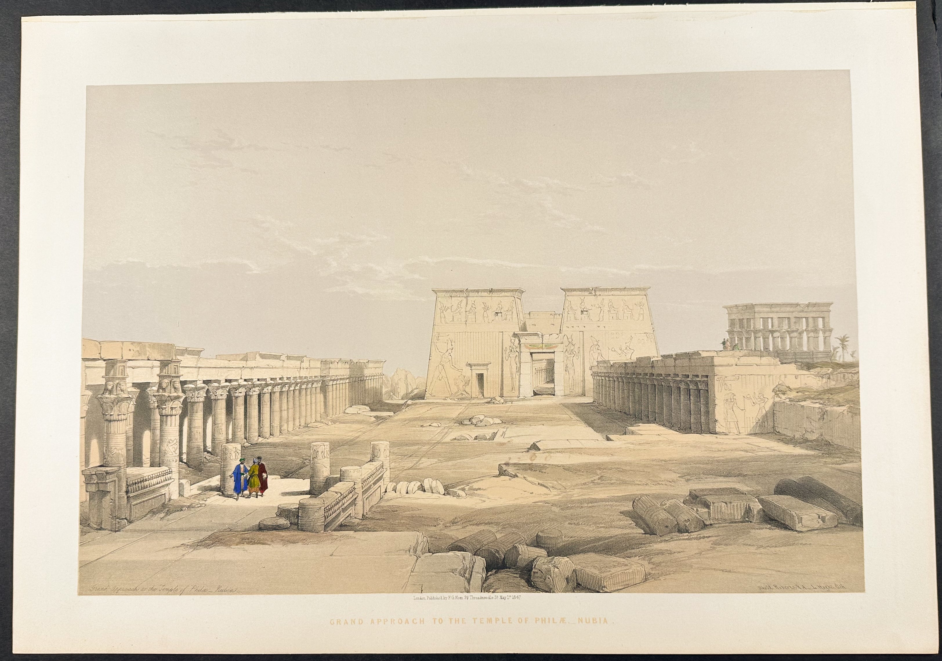 Grand Approach to the Temple of Philae, Nubia