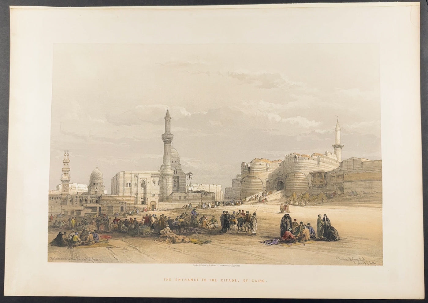 The Entrance to the Citadel of Cairo