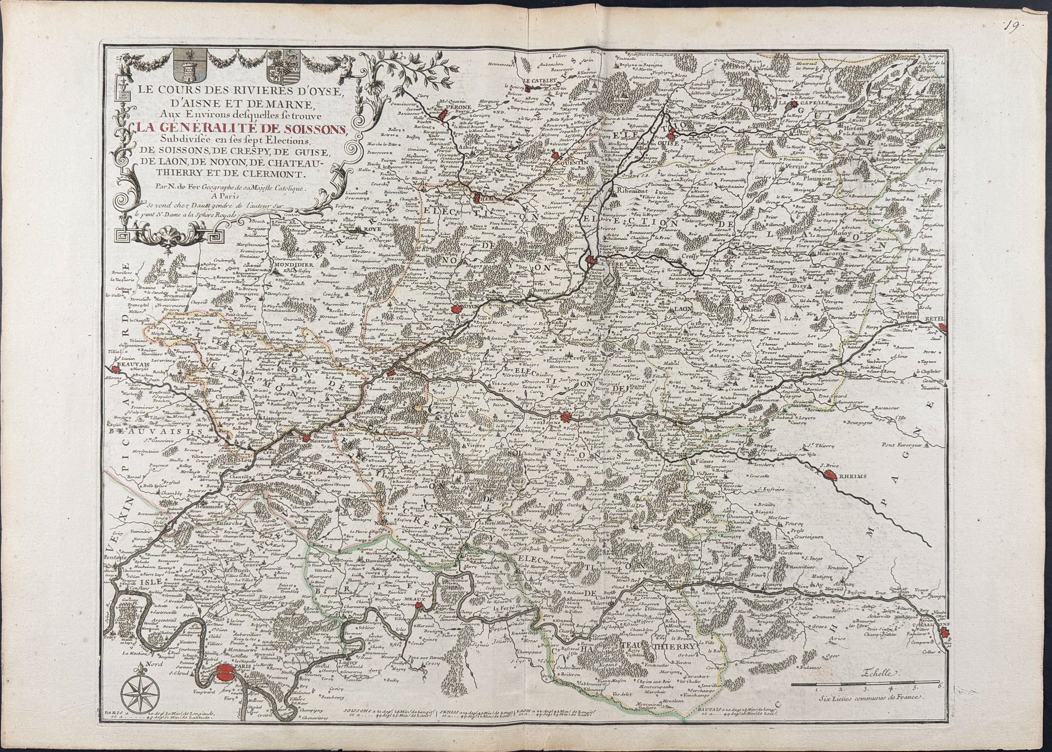 Map of Soissons, France