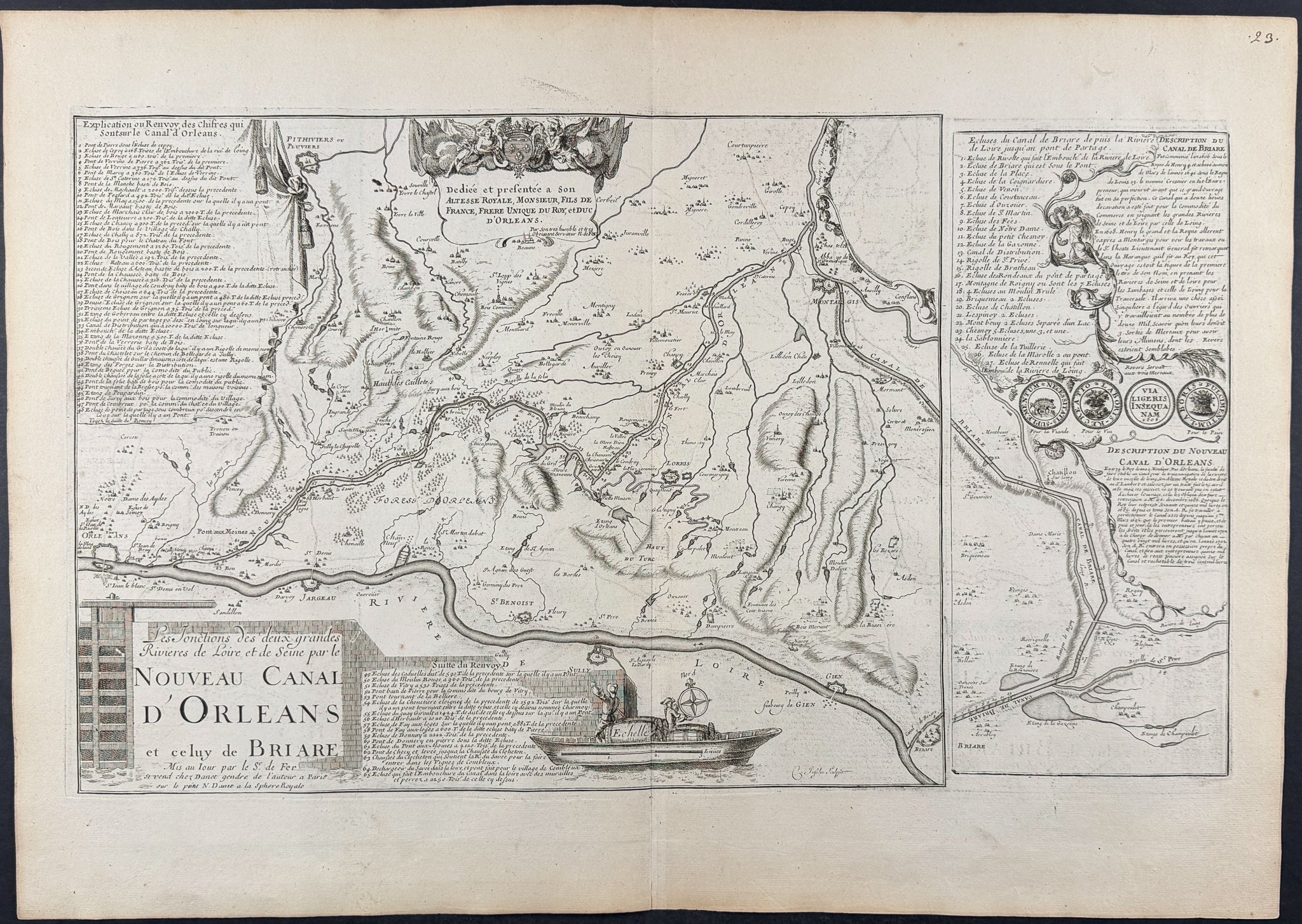 Map of Orleans, France