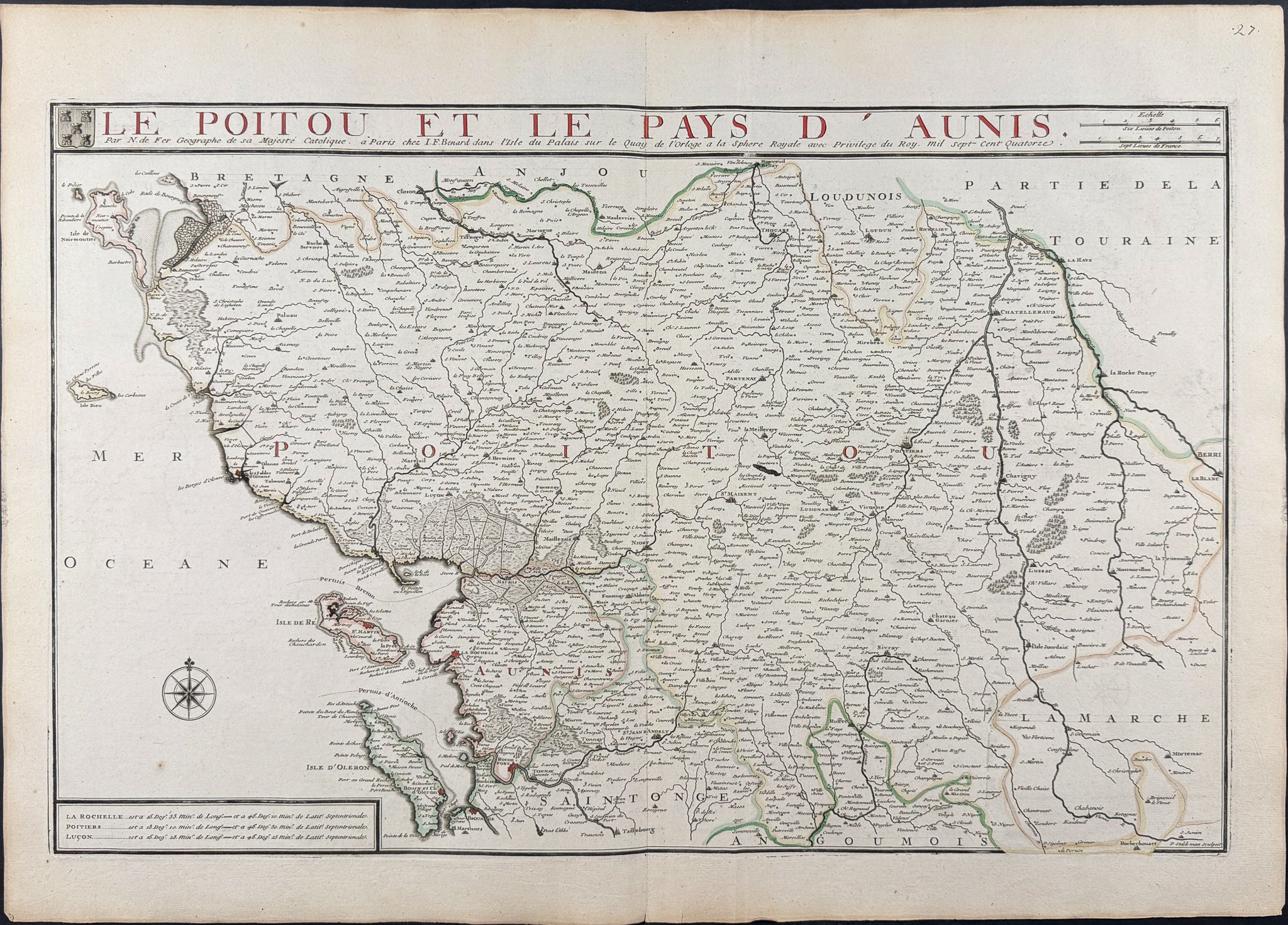 Regional Map of France (Isle de Re, Isle D'Oleron)