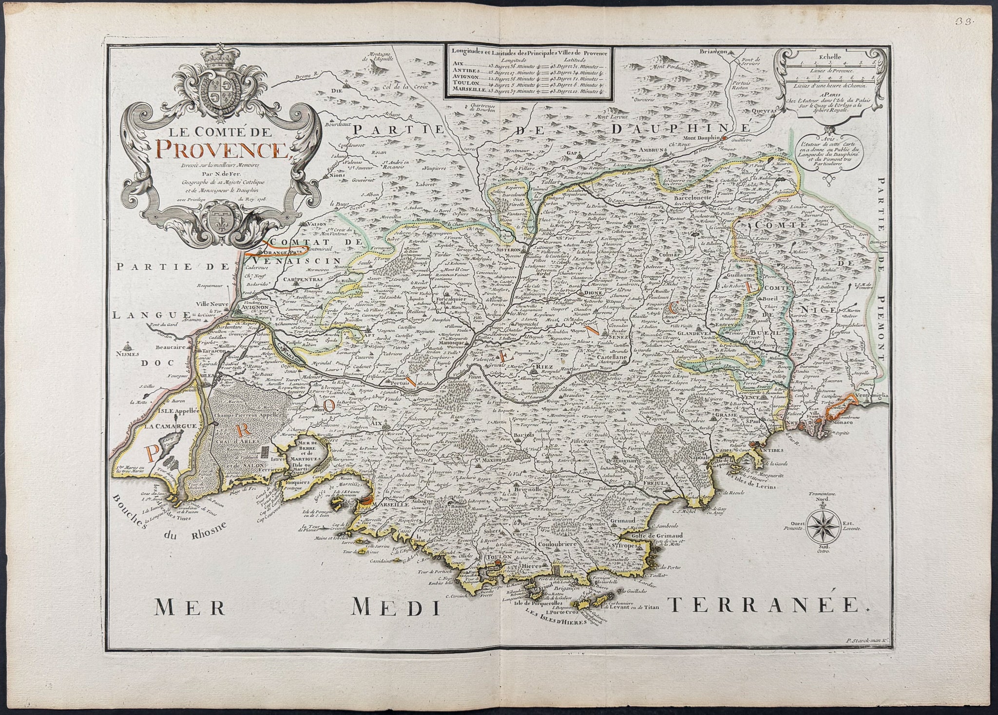 Regional Map of France (Provence)