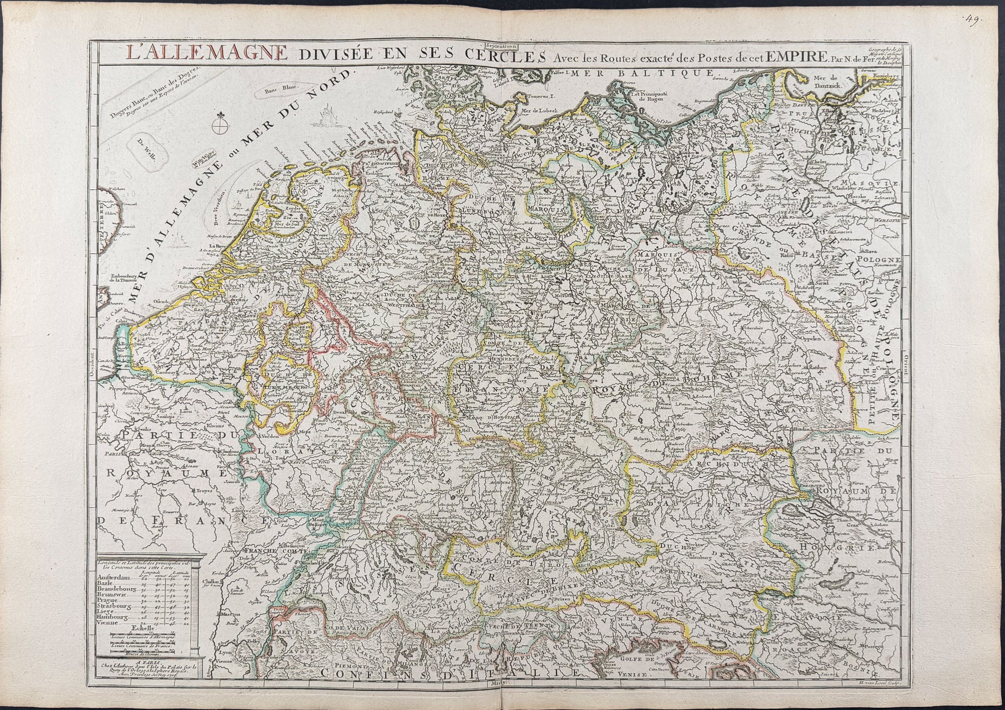 Map of Germany (Focused on the Imperial Circles)