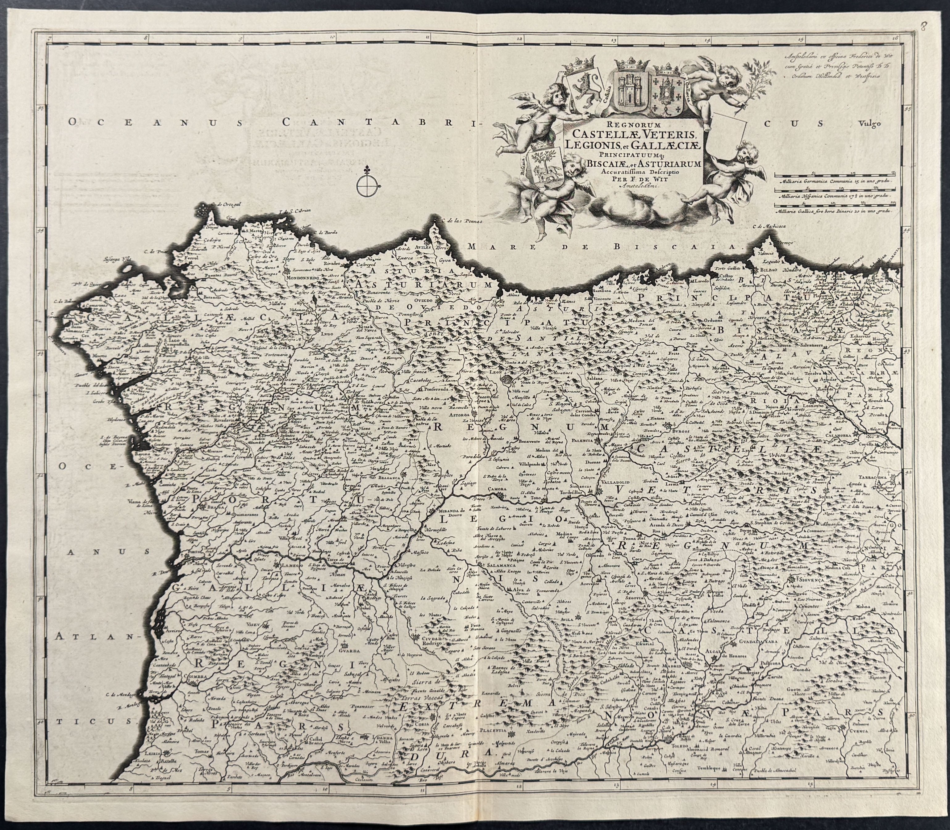 Map of Northwest Spain