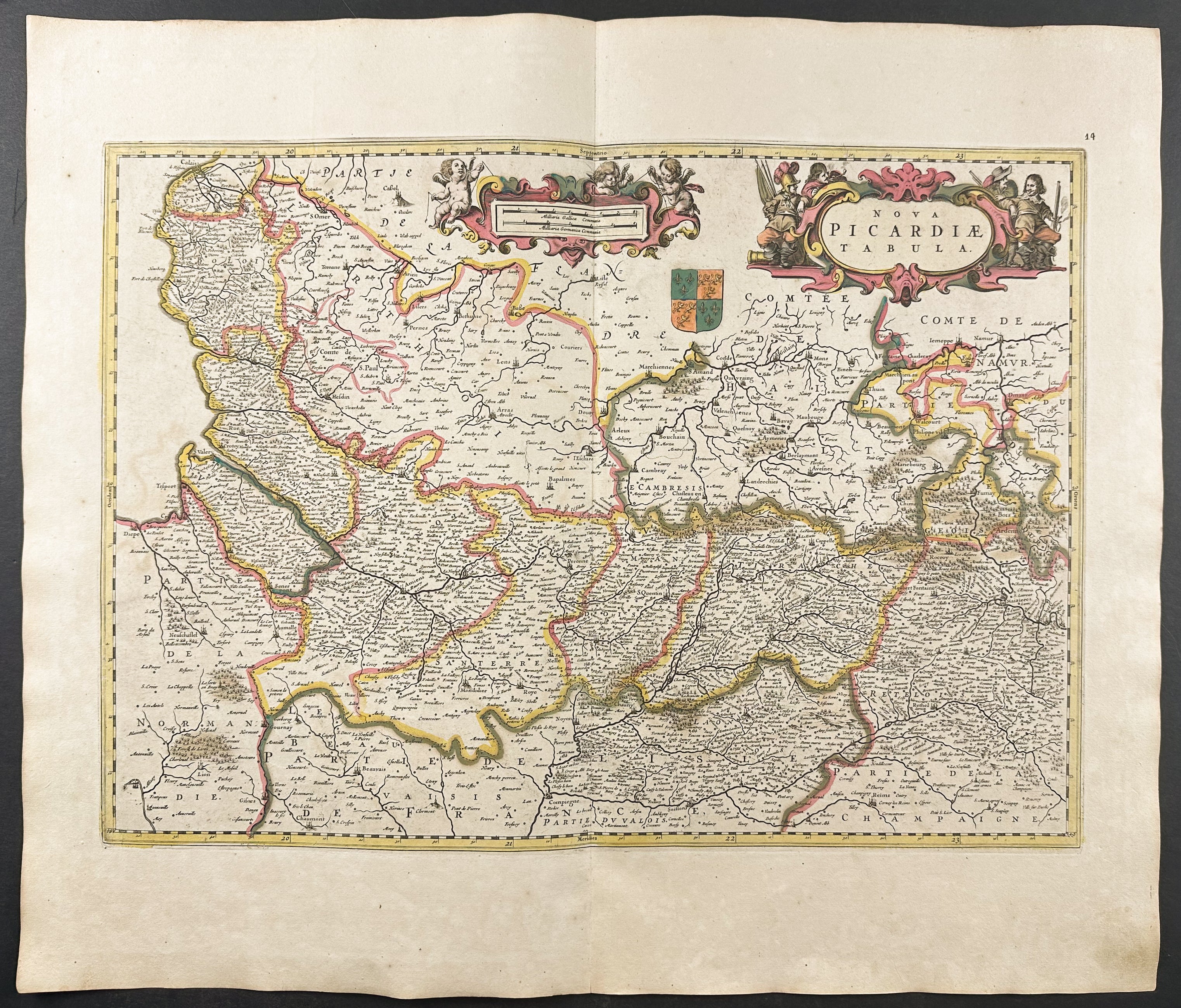 Map of Picardy, France