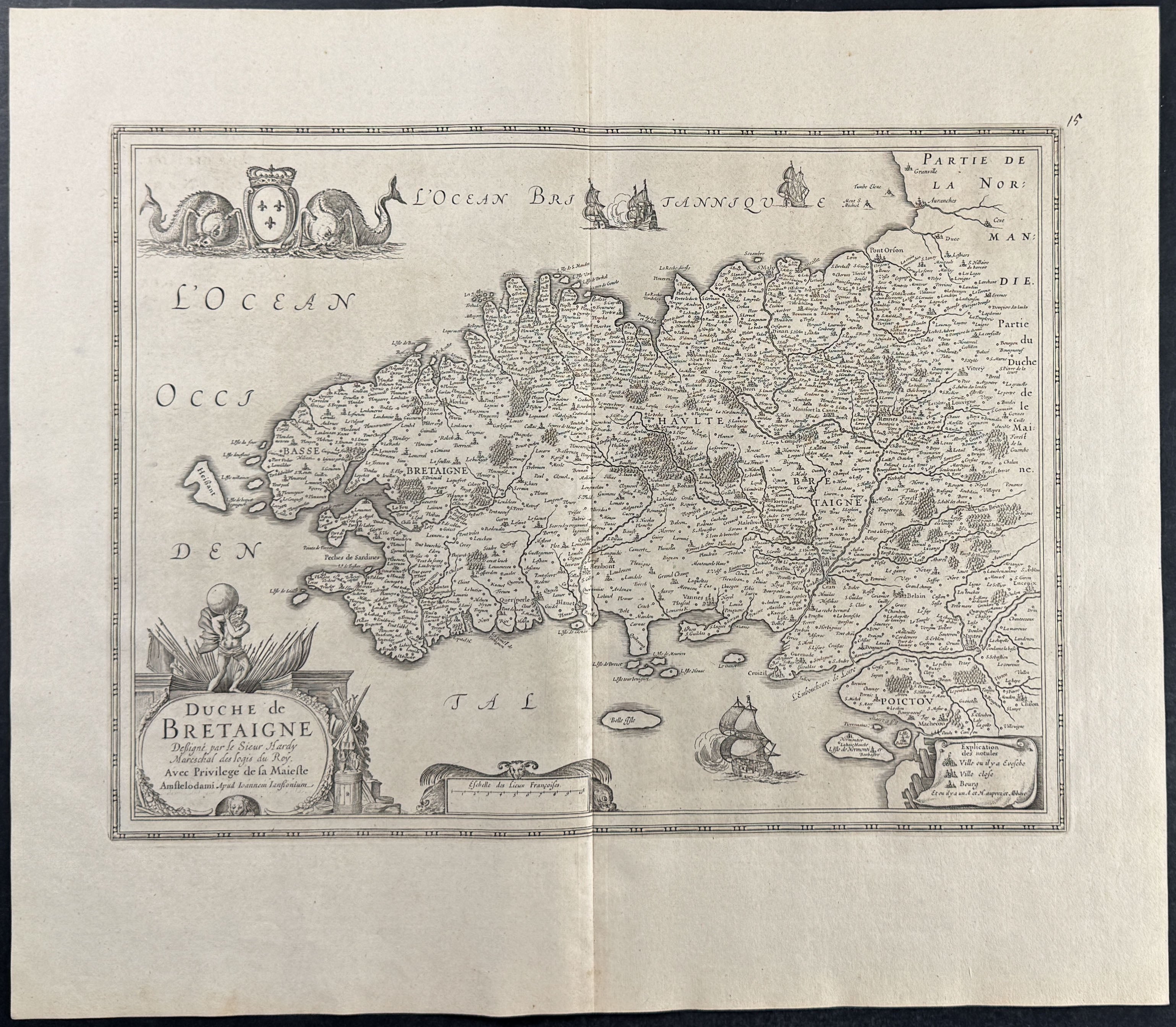 Map of Bretaigne, France