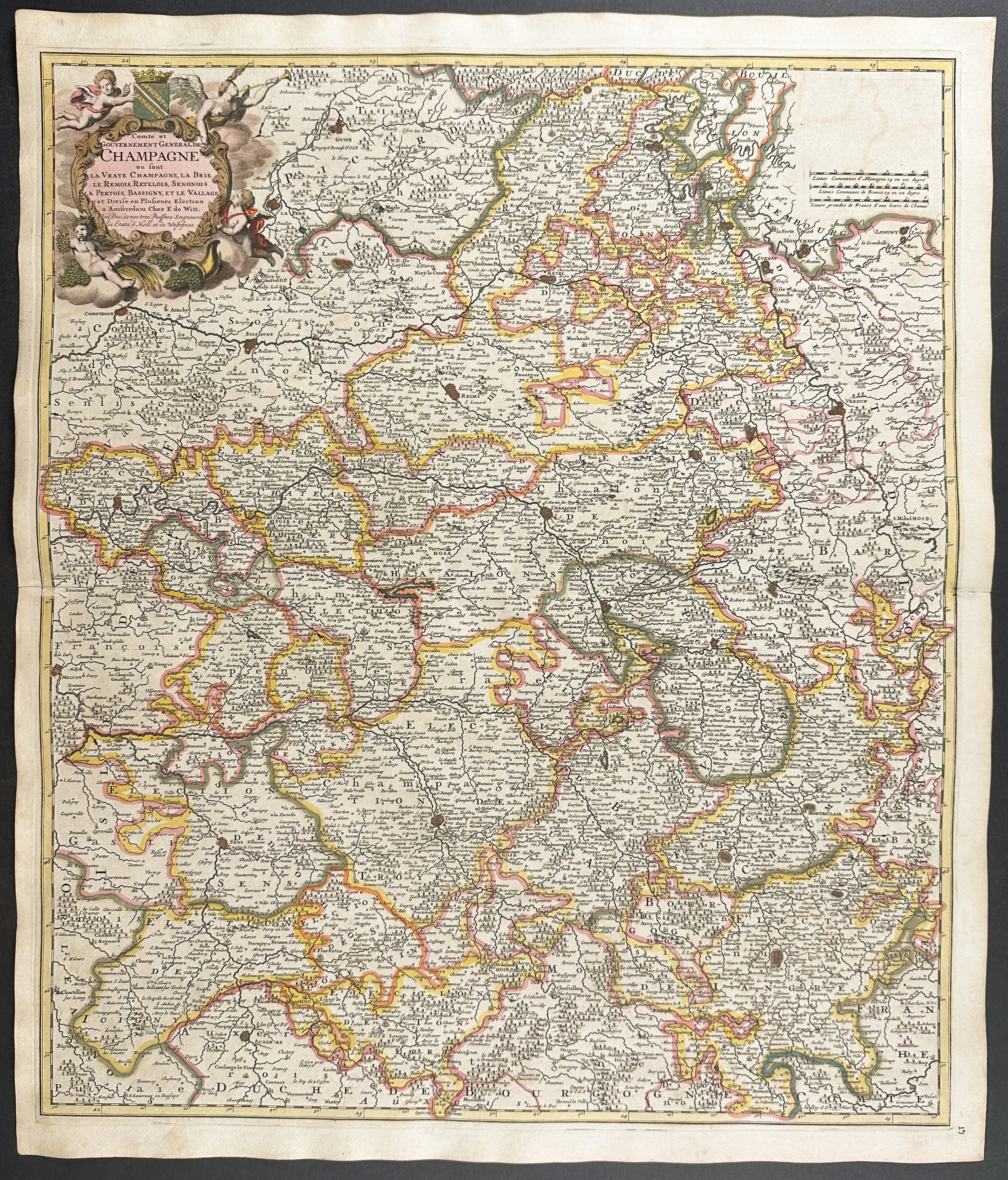 Map of Champagne, France