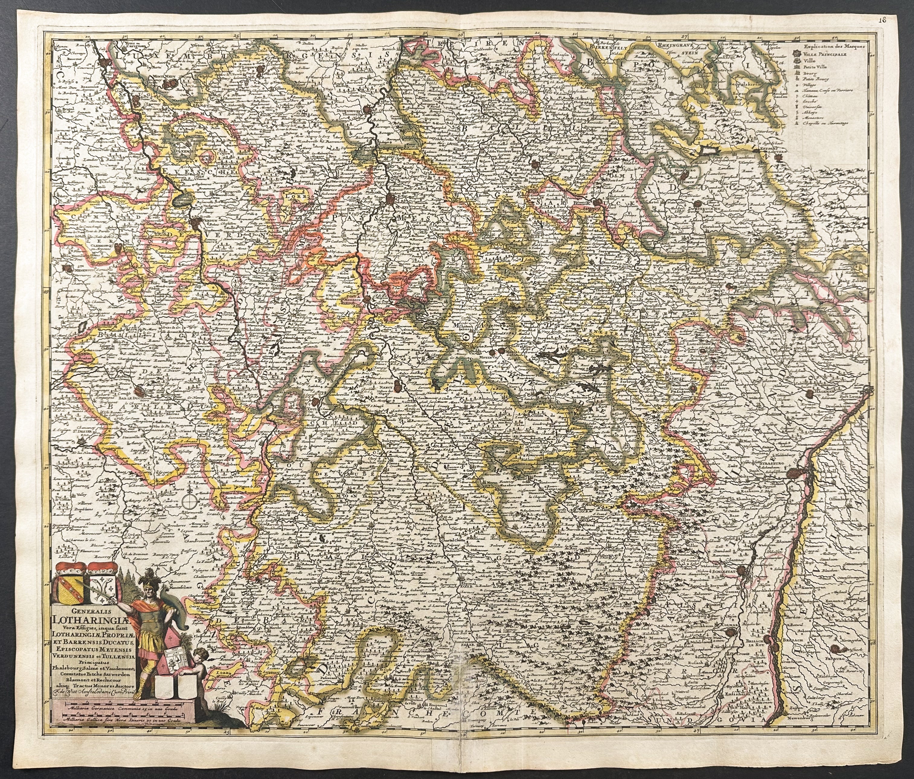 Map of Lotharingia