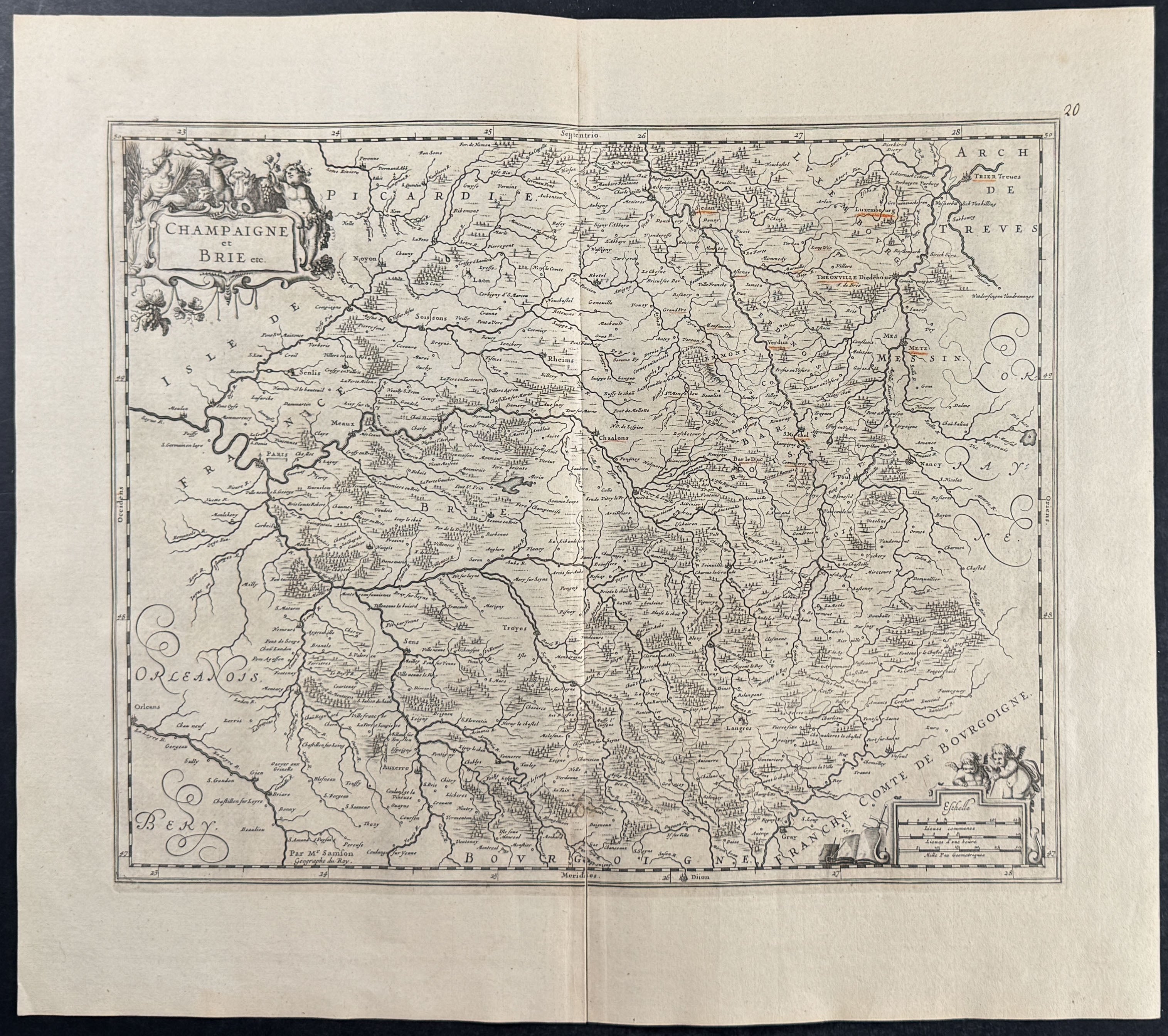 Map of Champagne, France