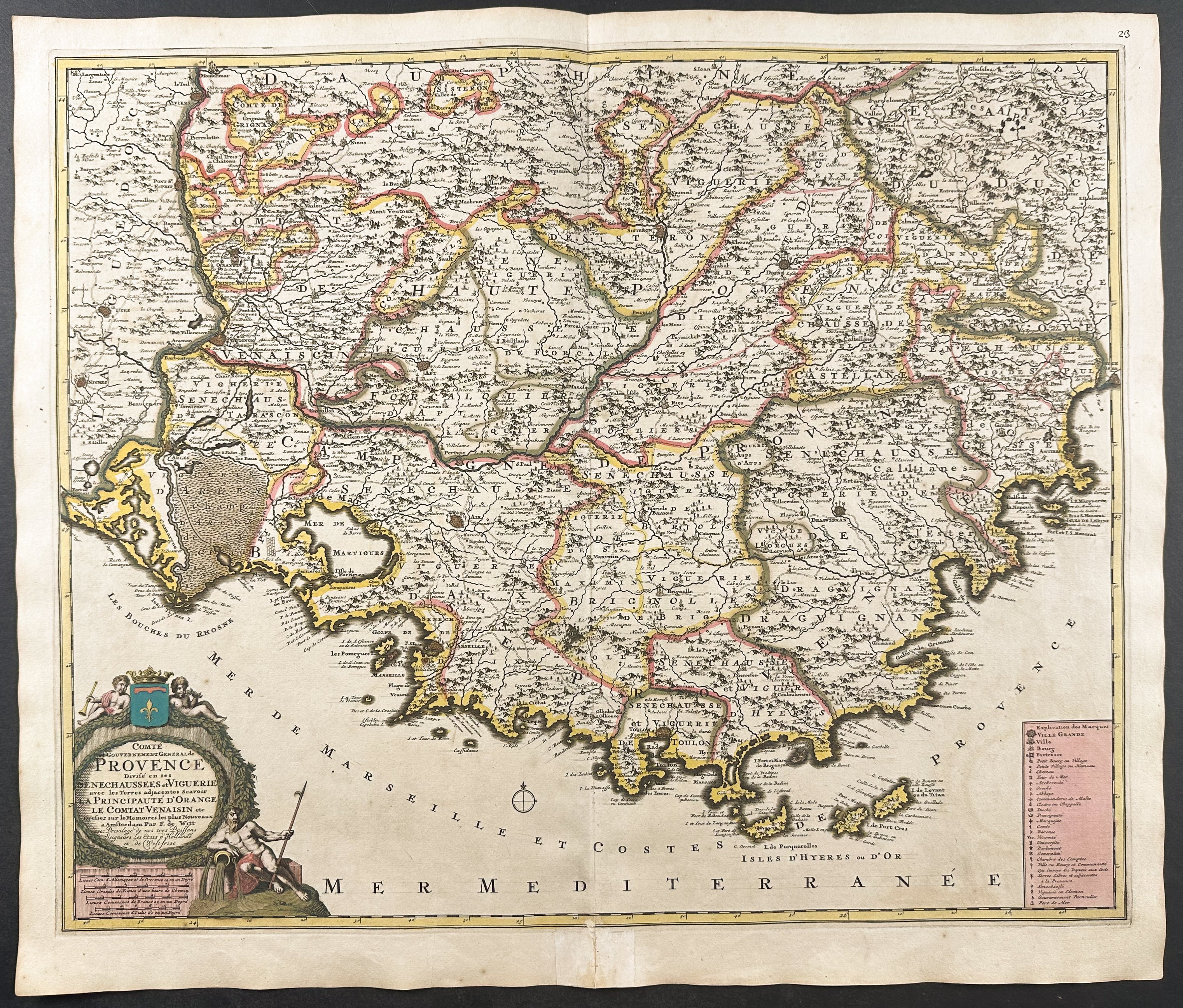 Map of Provence, France