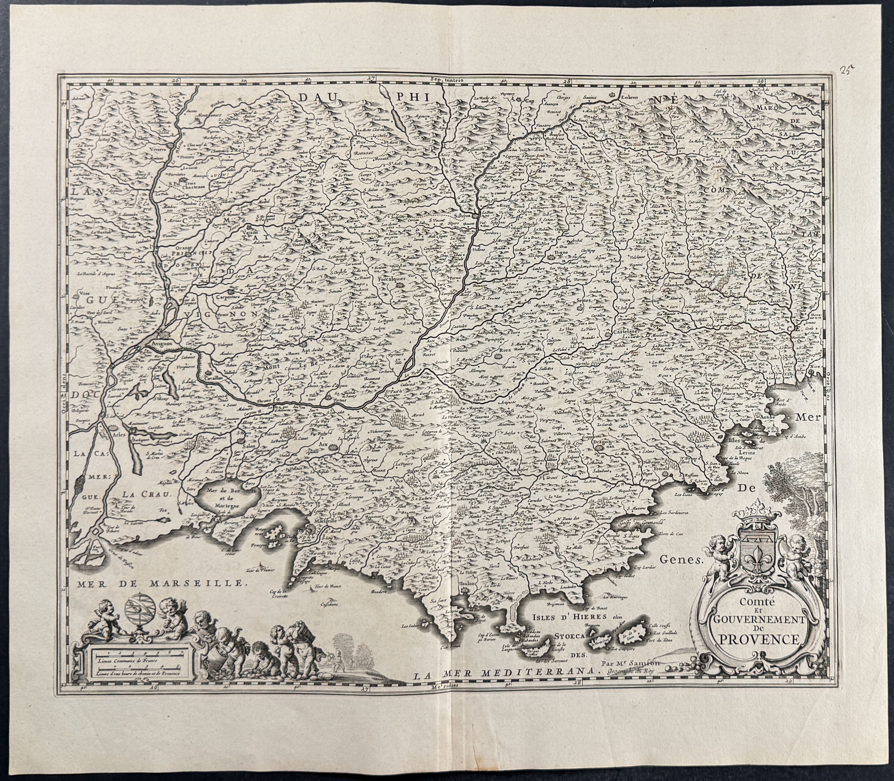 Map of Provence, France