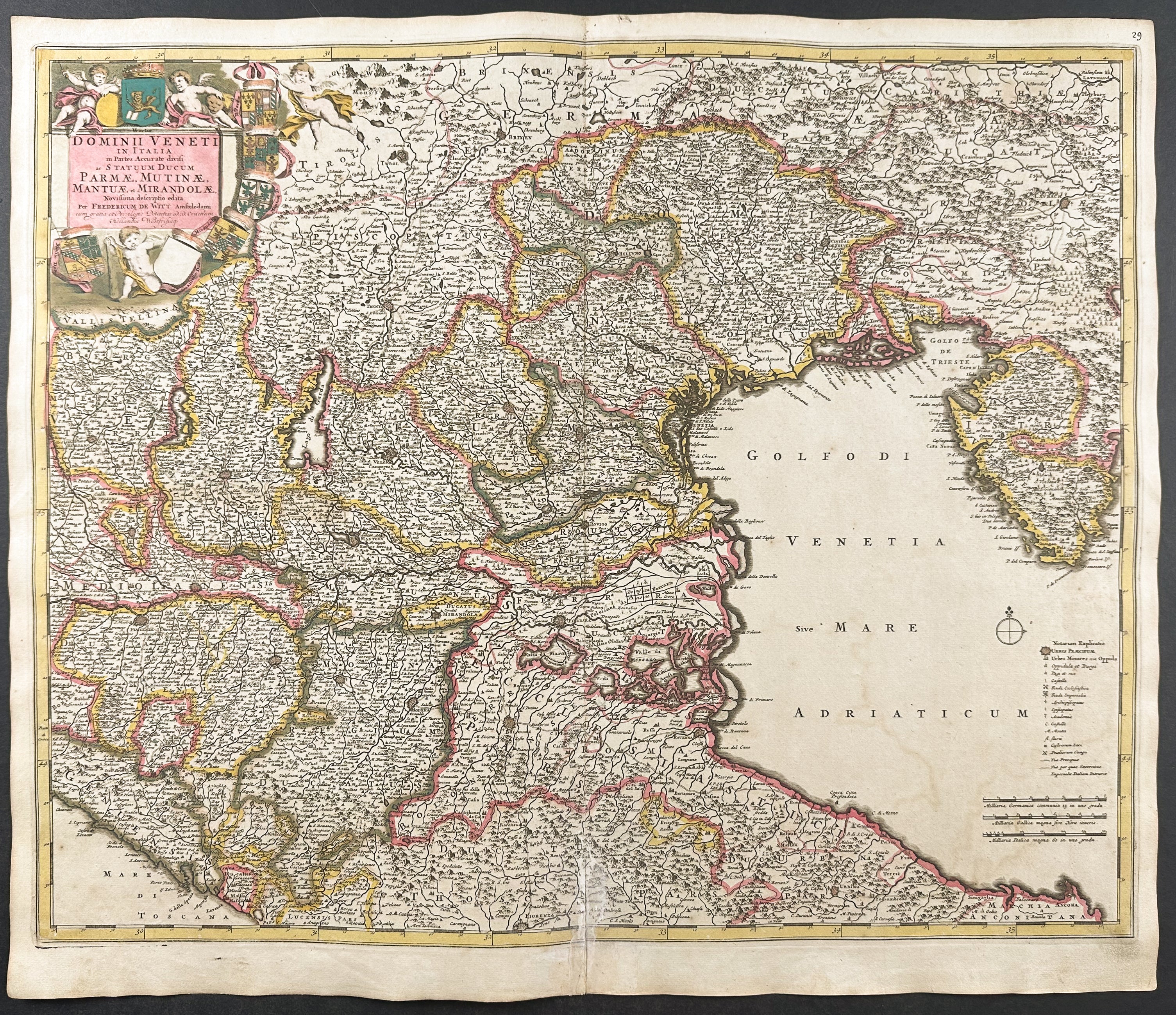 Map of Northeastern Italy