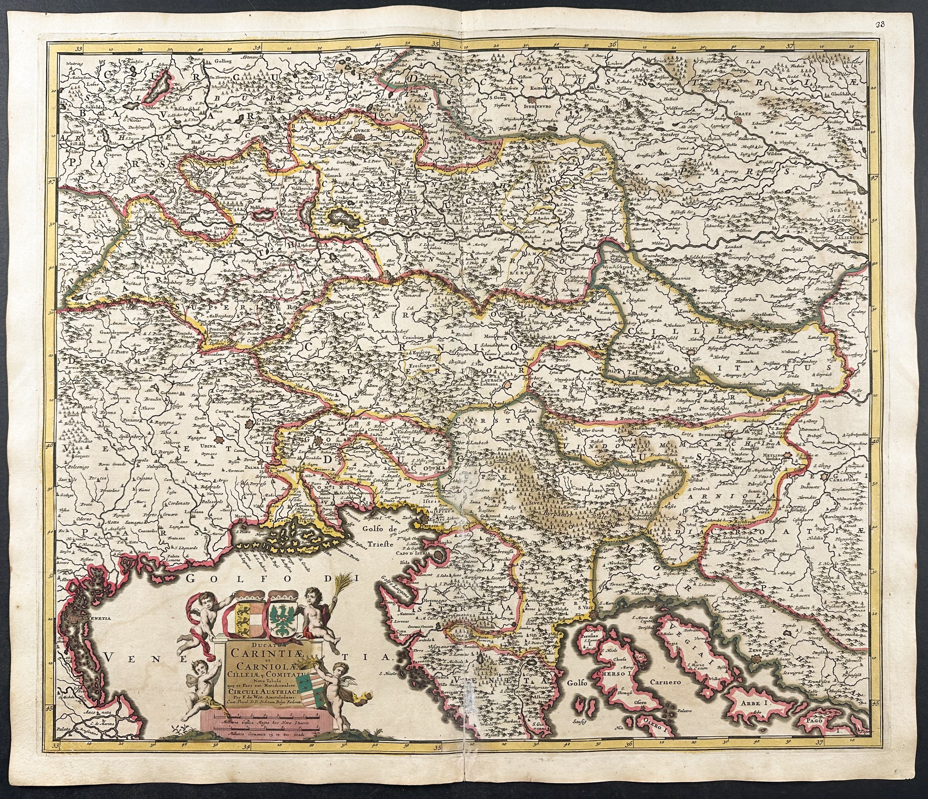 Map of the Duchy of Carinthia