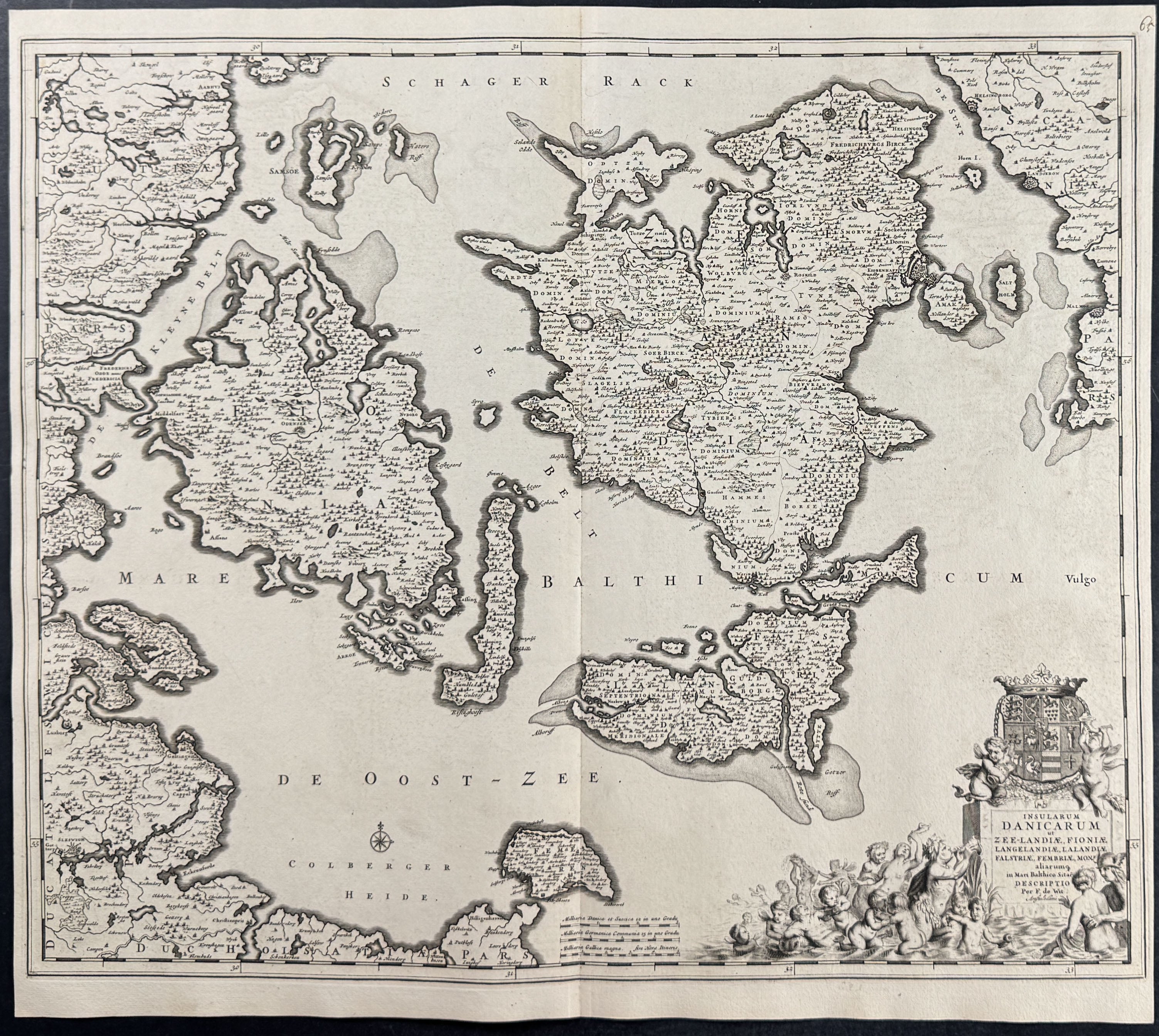 Map of Danish Islands
