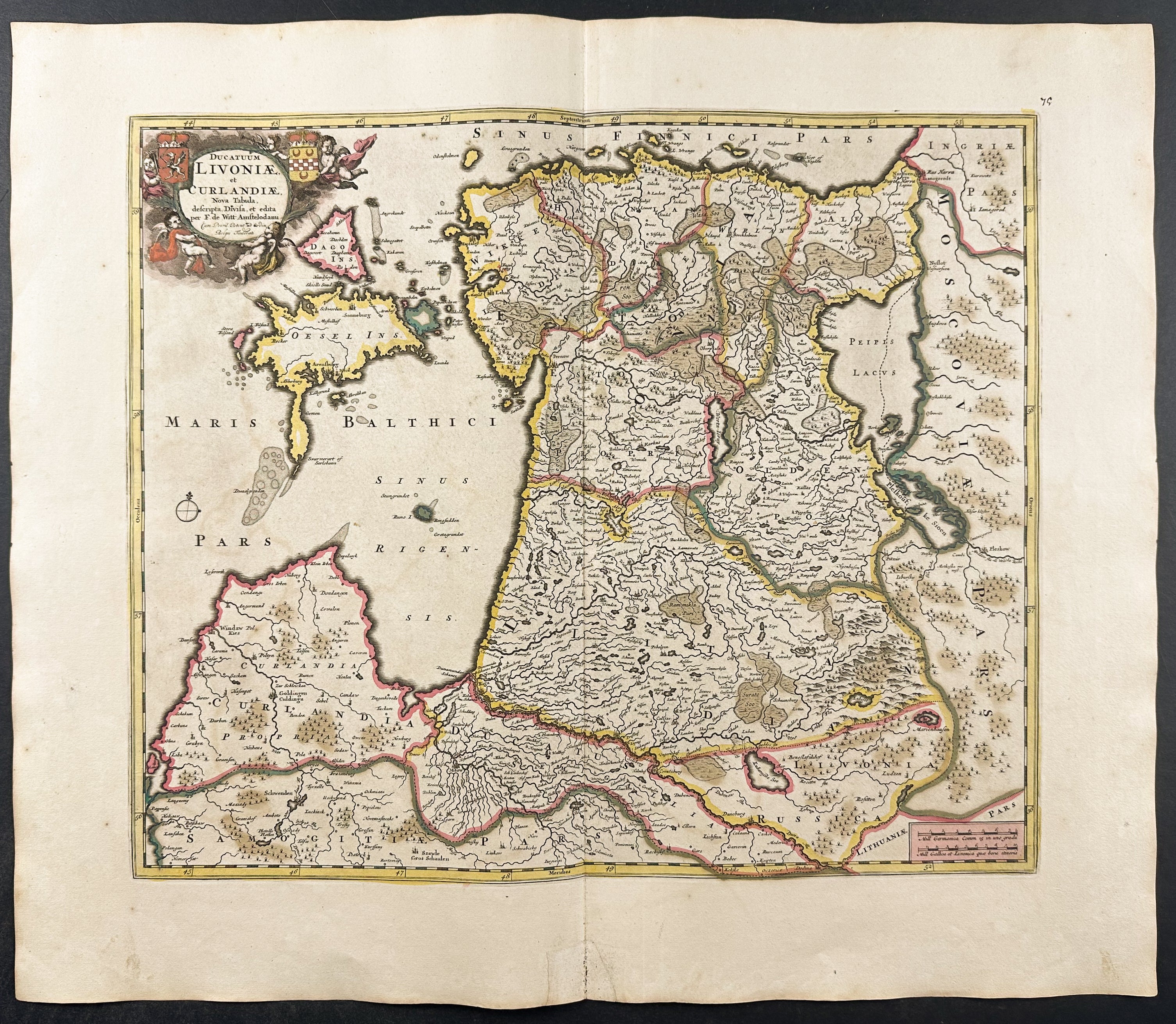 Map of the Baltic Countries