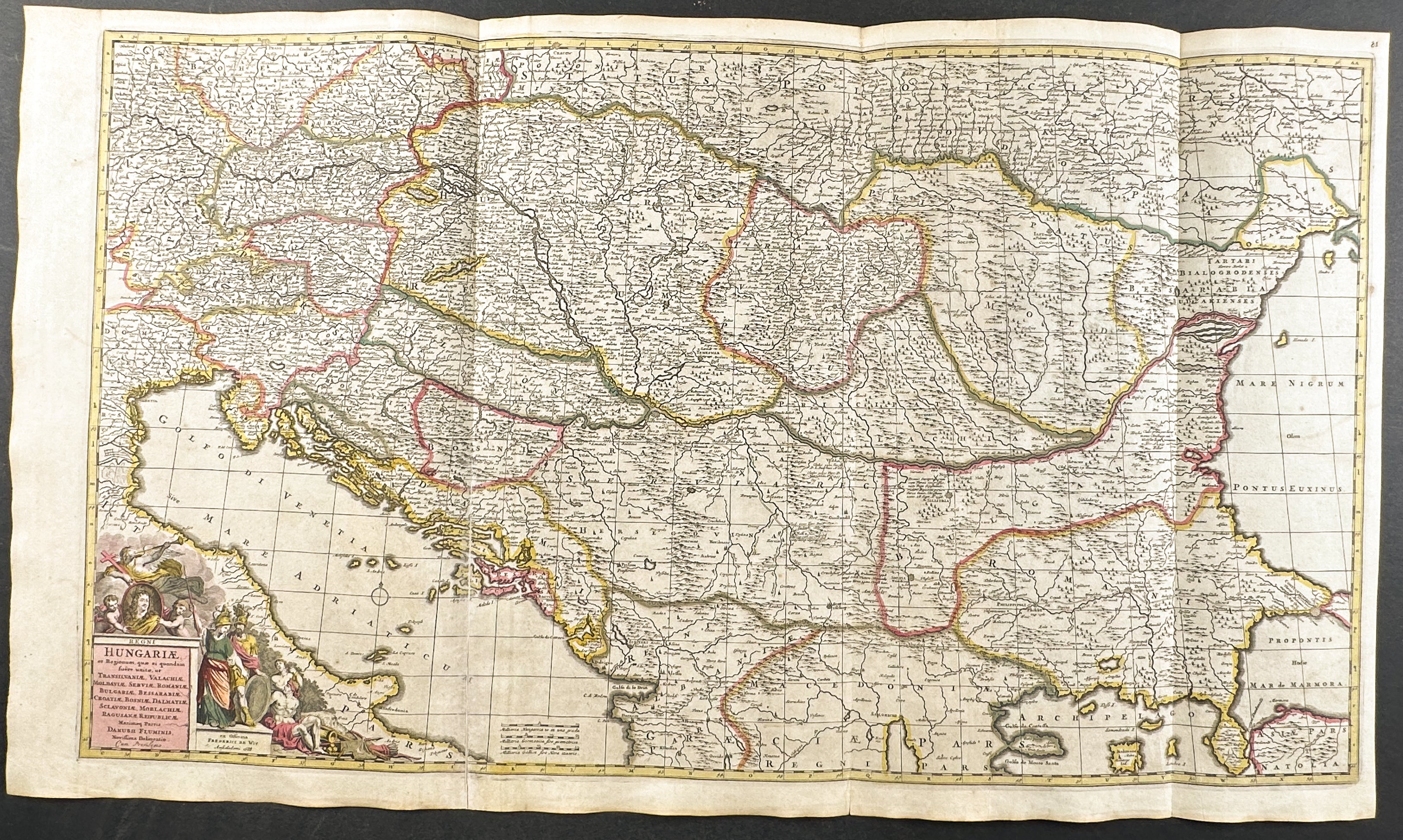 Map  of the Kingdom of Hungary and Environs
