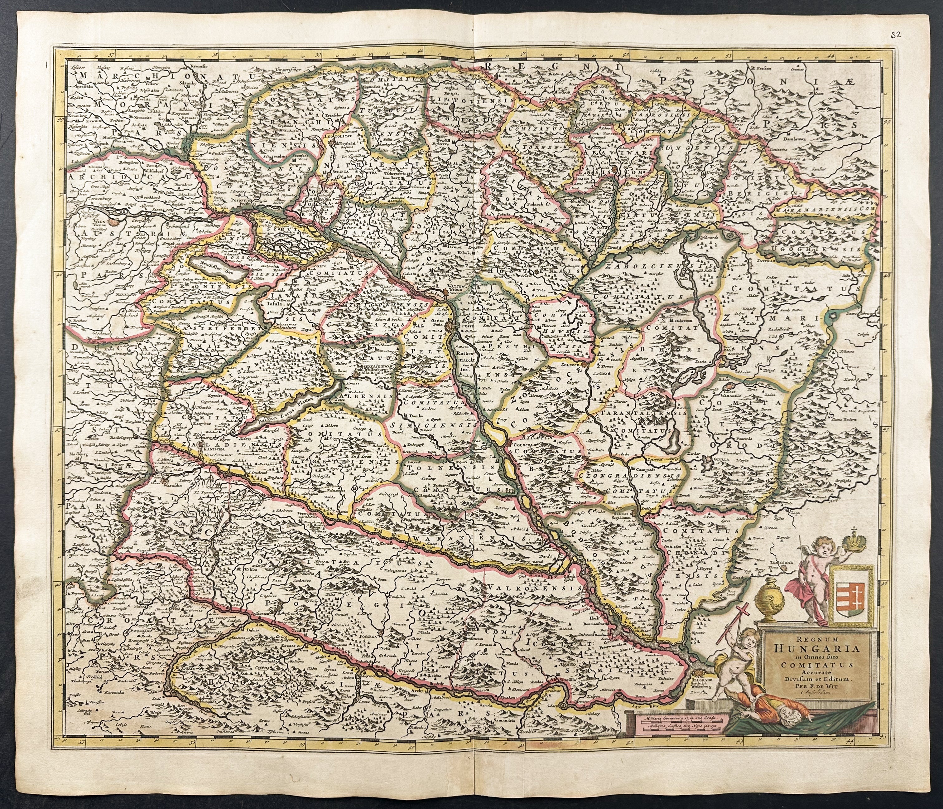 Map of the Hungary