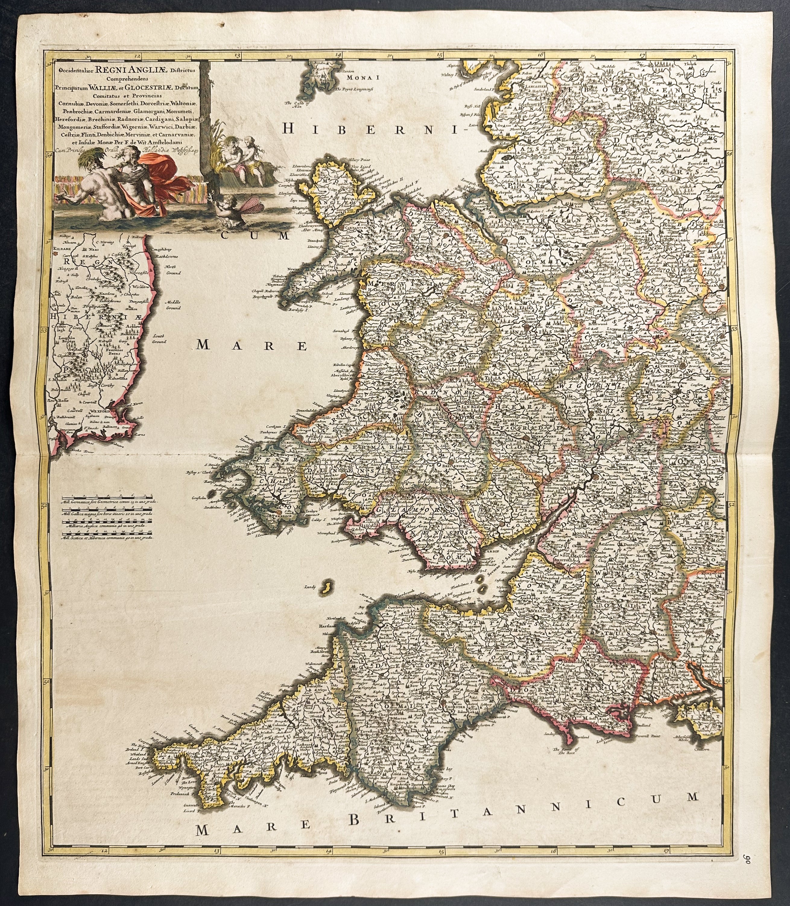 Map of Wales & Cornwall
