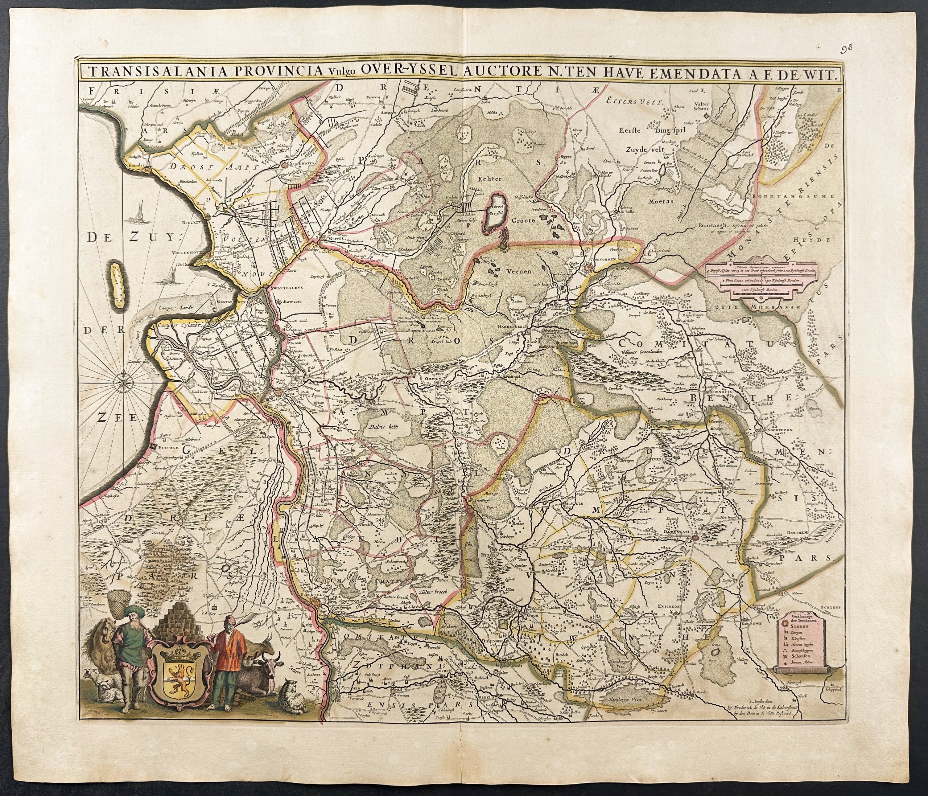 Map of the Central Netherlands