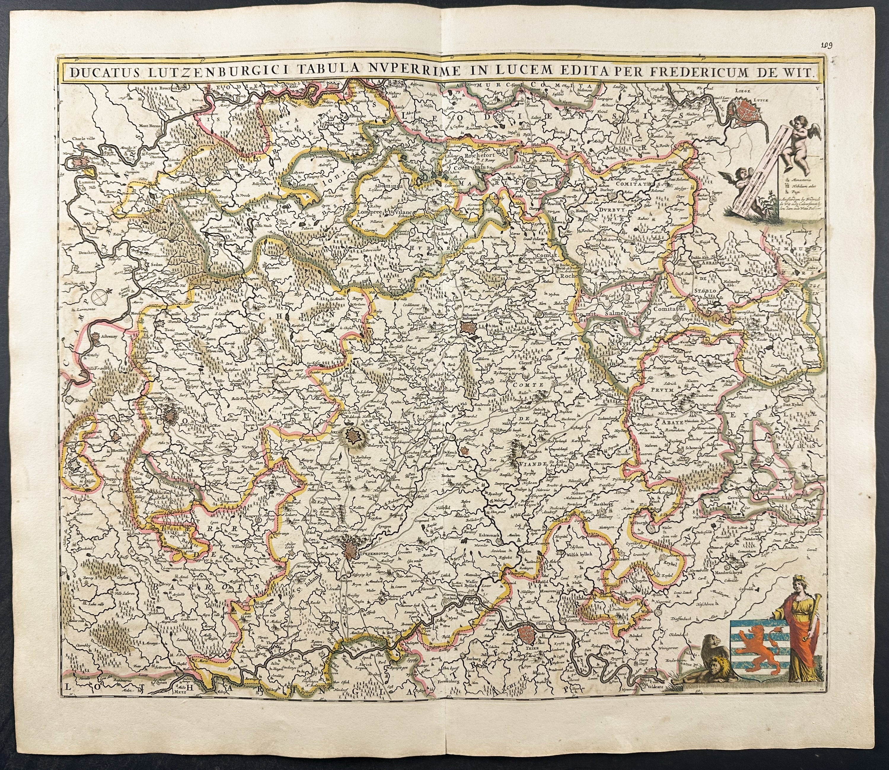 Map of Luxembourg