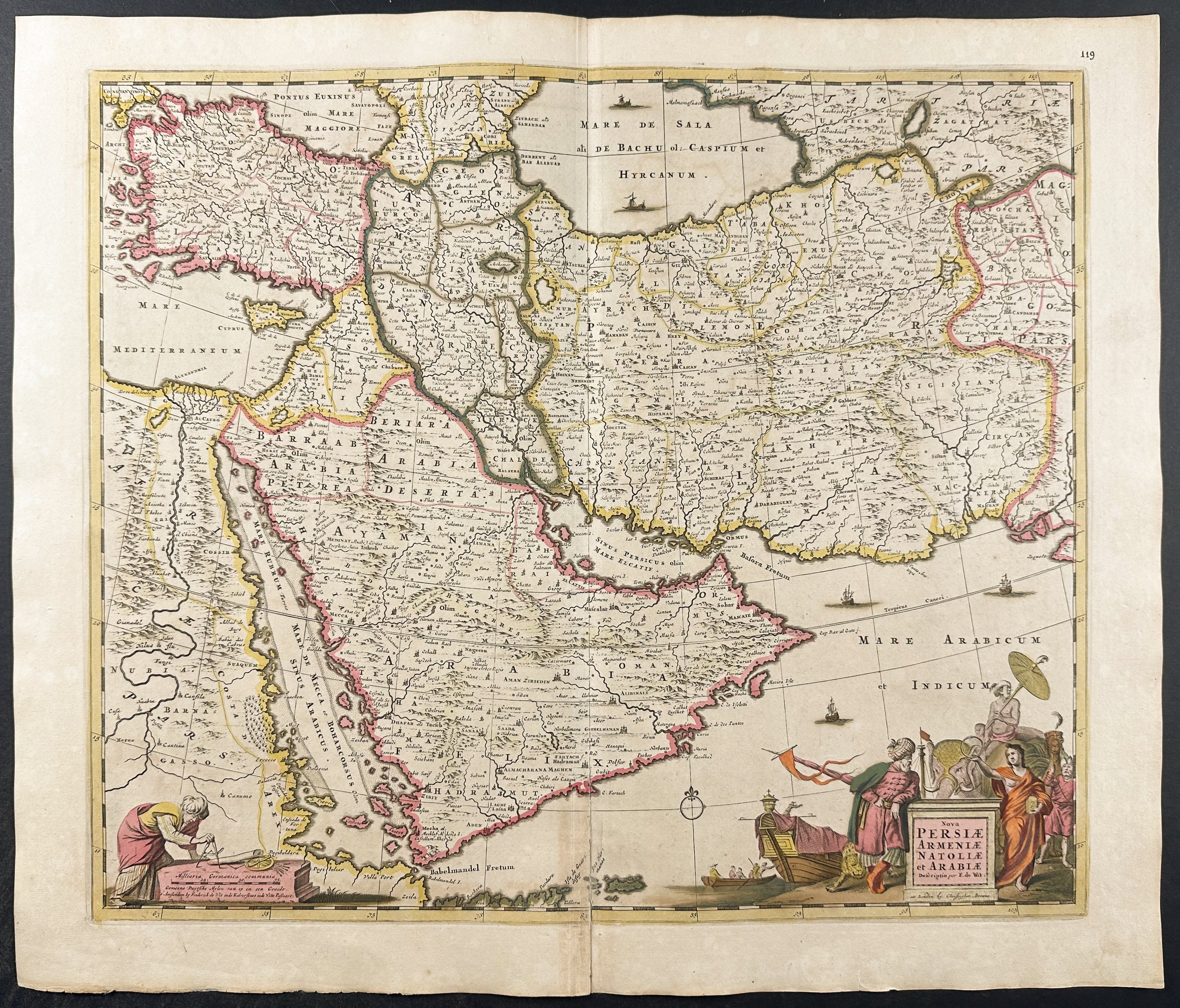 Map of the Middle East & Persia