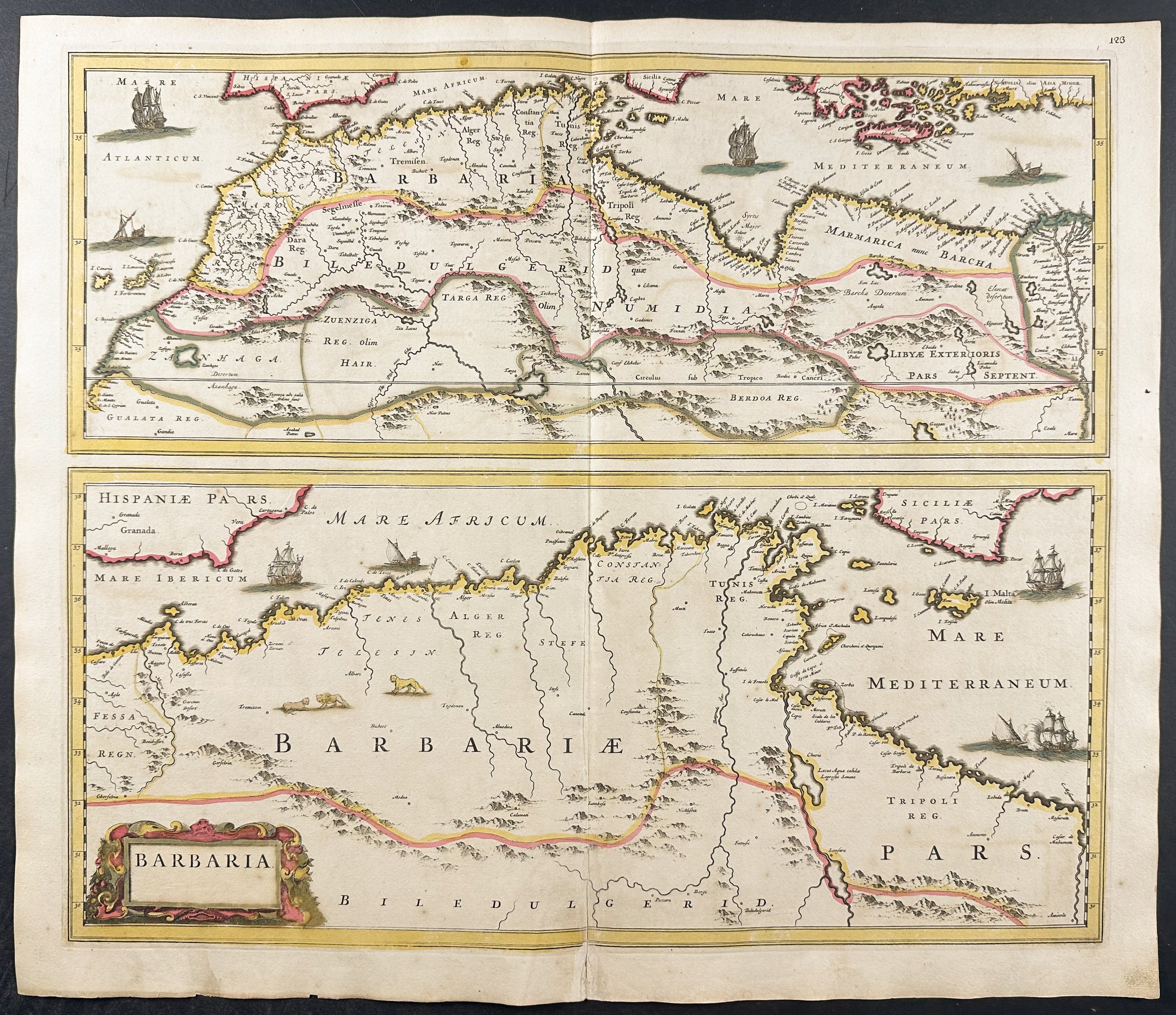 Maps of Northern Africa & the Barbary Coast