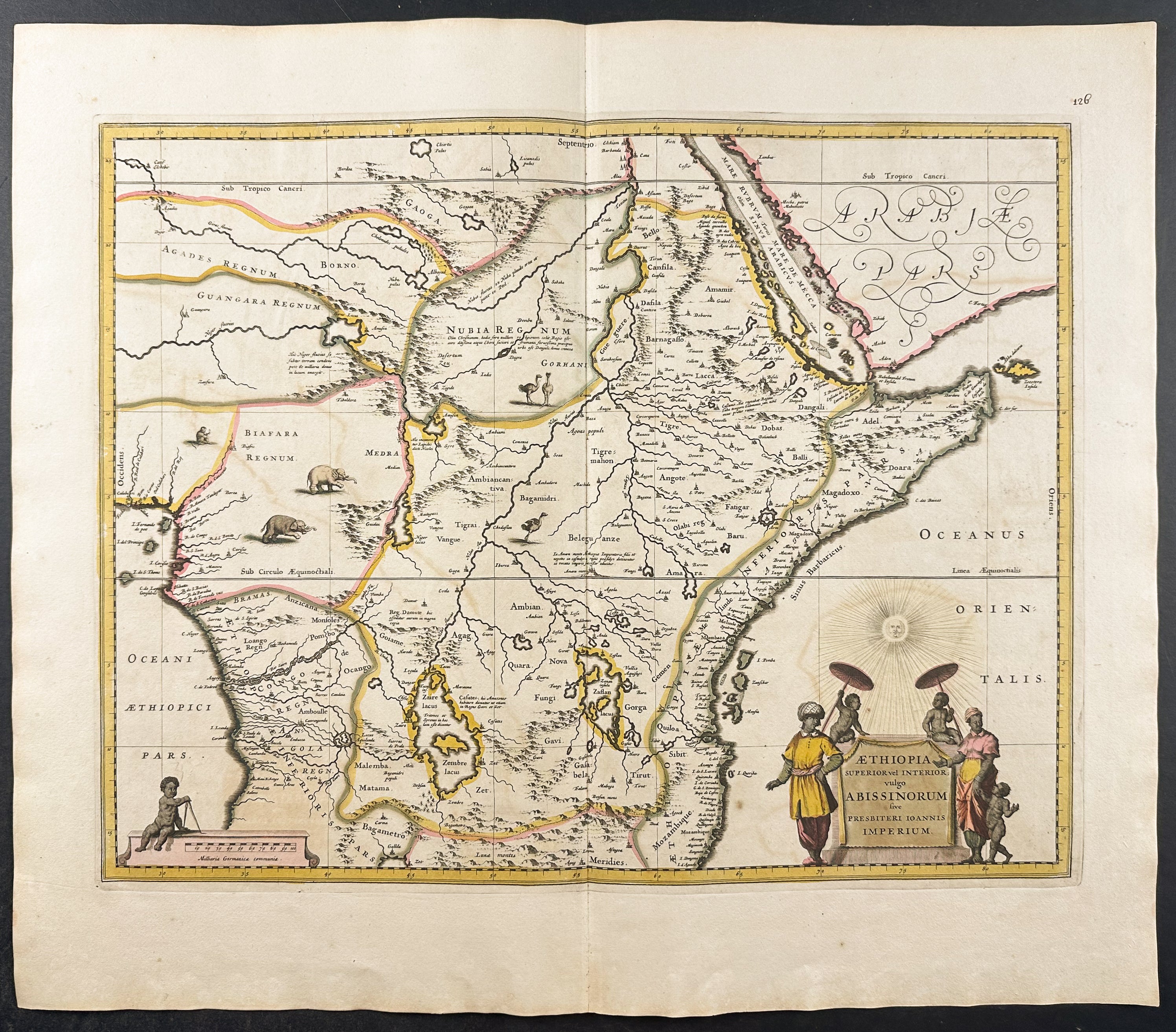 Map of East Africa (Abyssinia)