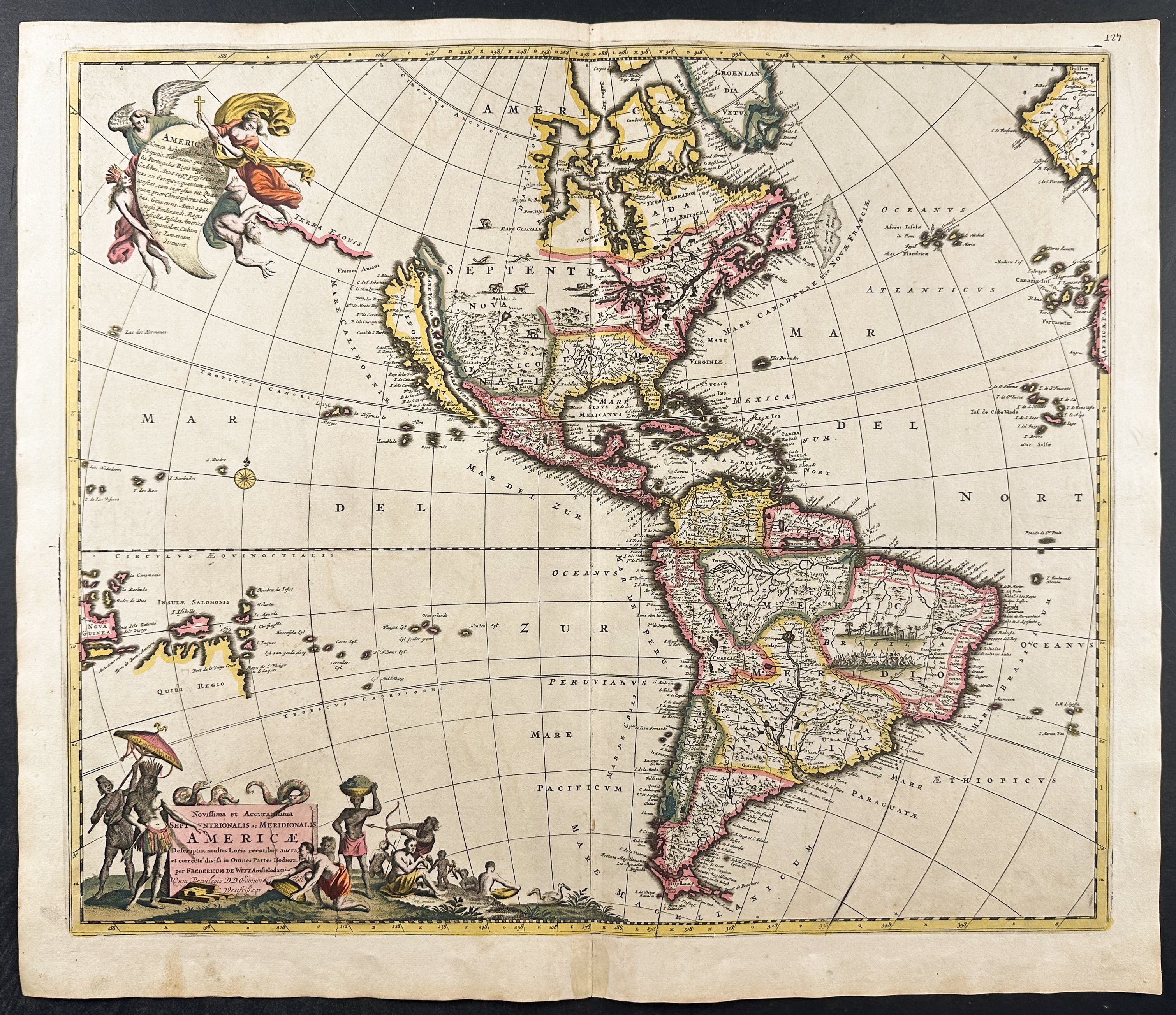 Map of the Americas