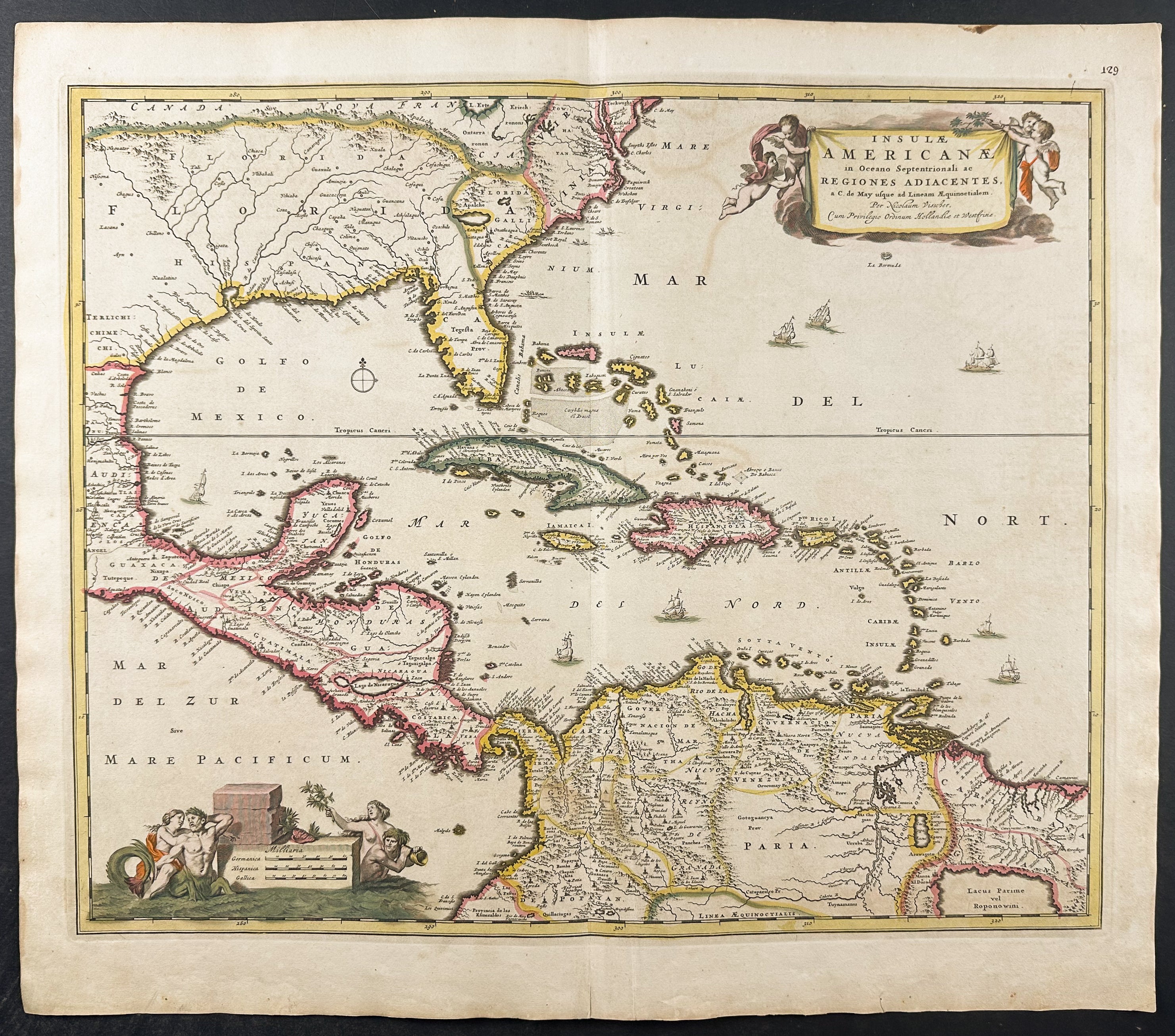 Map of the Carribean