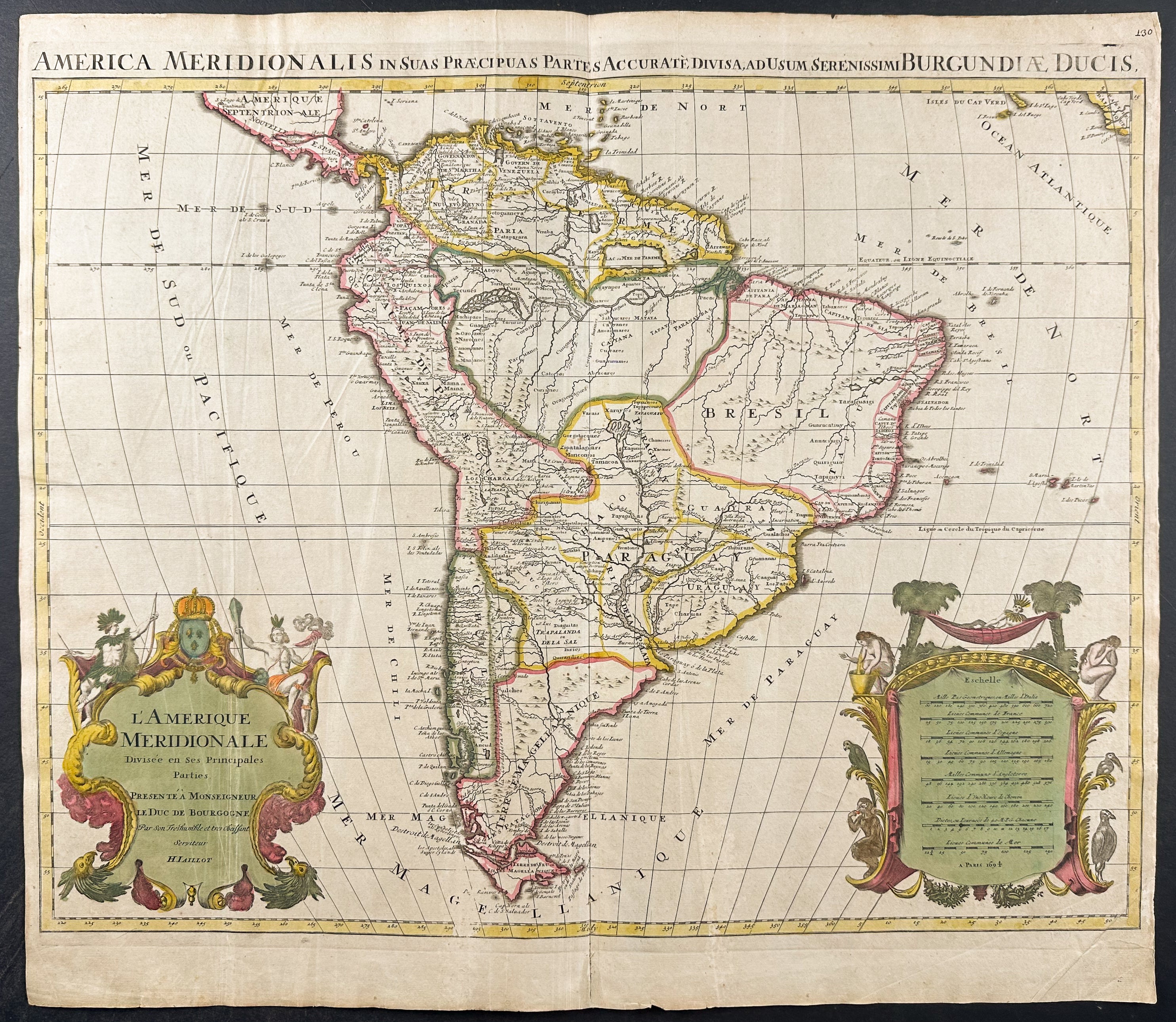 Map of South America