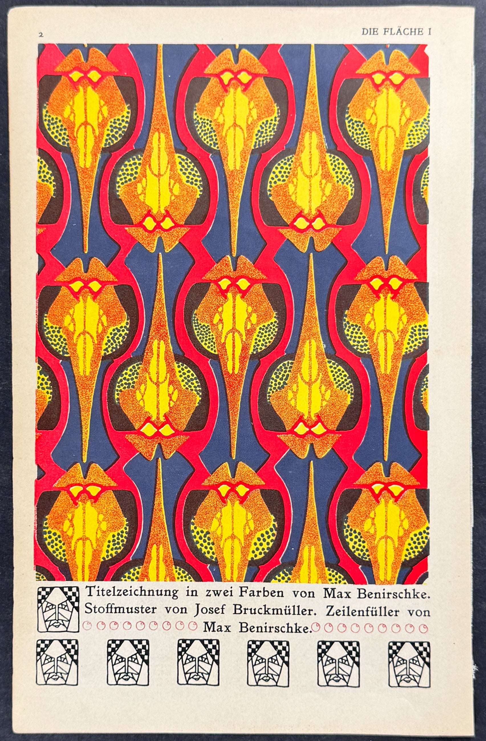 Design - Art Pochoir Illustration by Josef Bruckmuller & Max Benirschke
