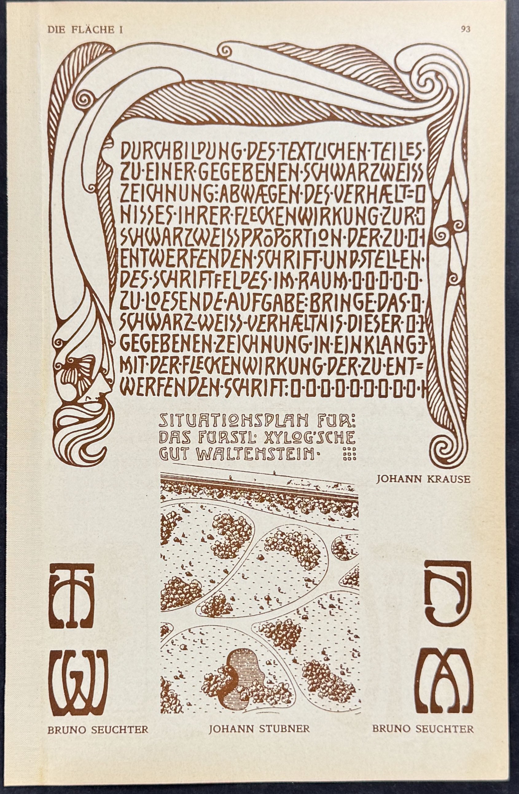 Design - Art Pochoir Illustrations by Johann Krause, Bruno Seuchter, & Johann Stubner