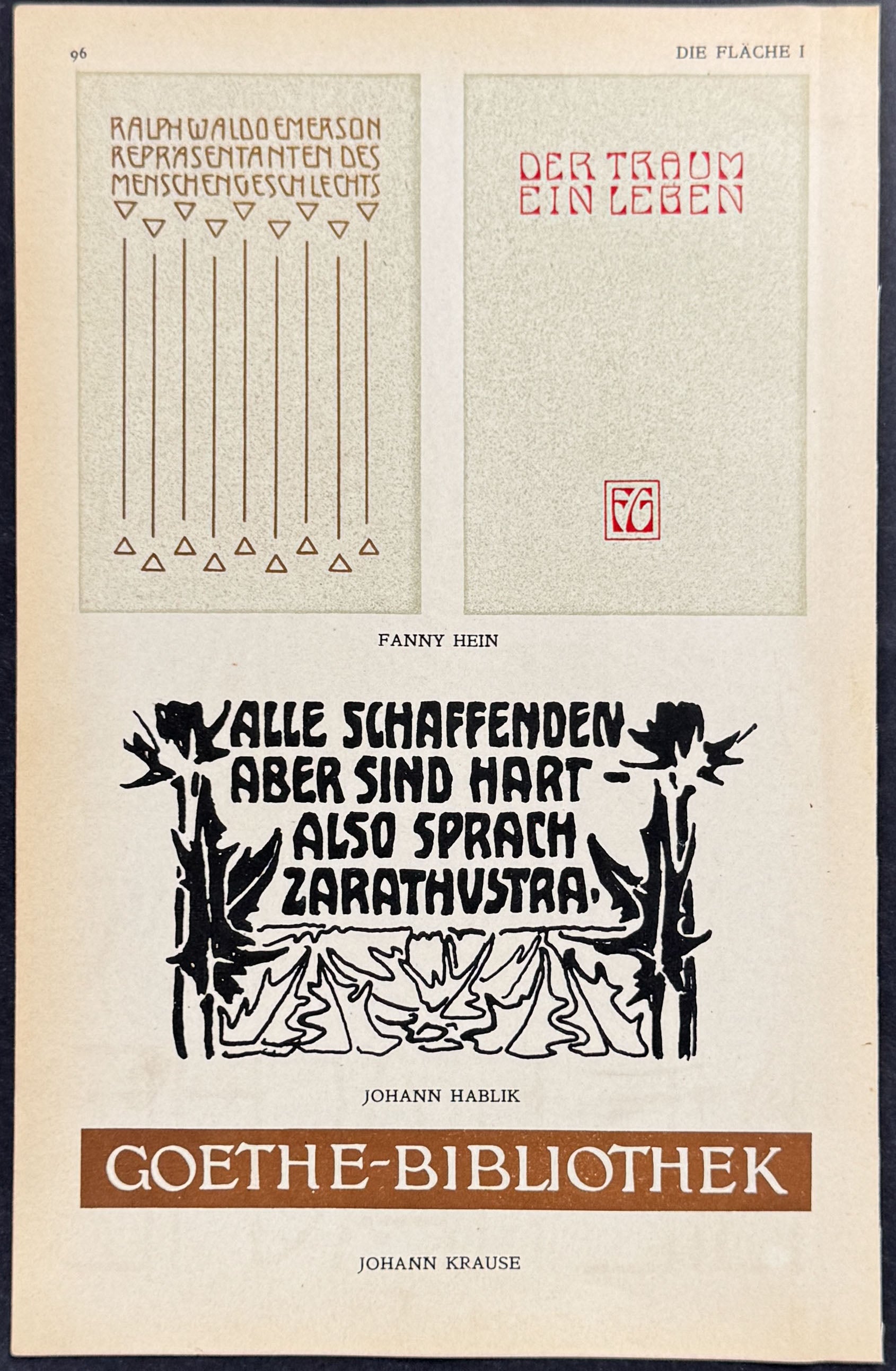 Design - Art Pochoir Illustrations by Fanny Hein, Johann Hablik, & Johann Krause