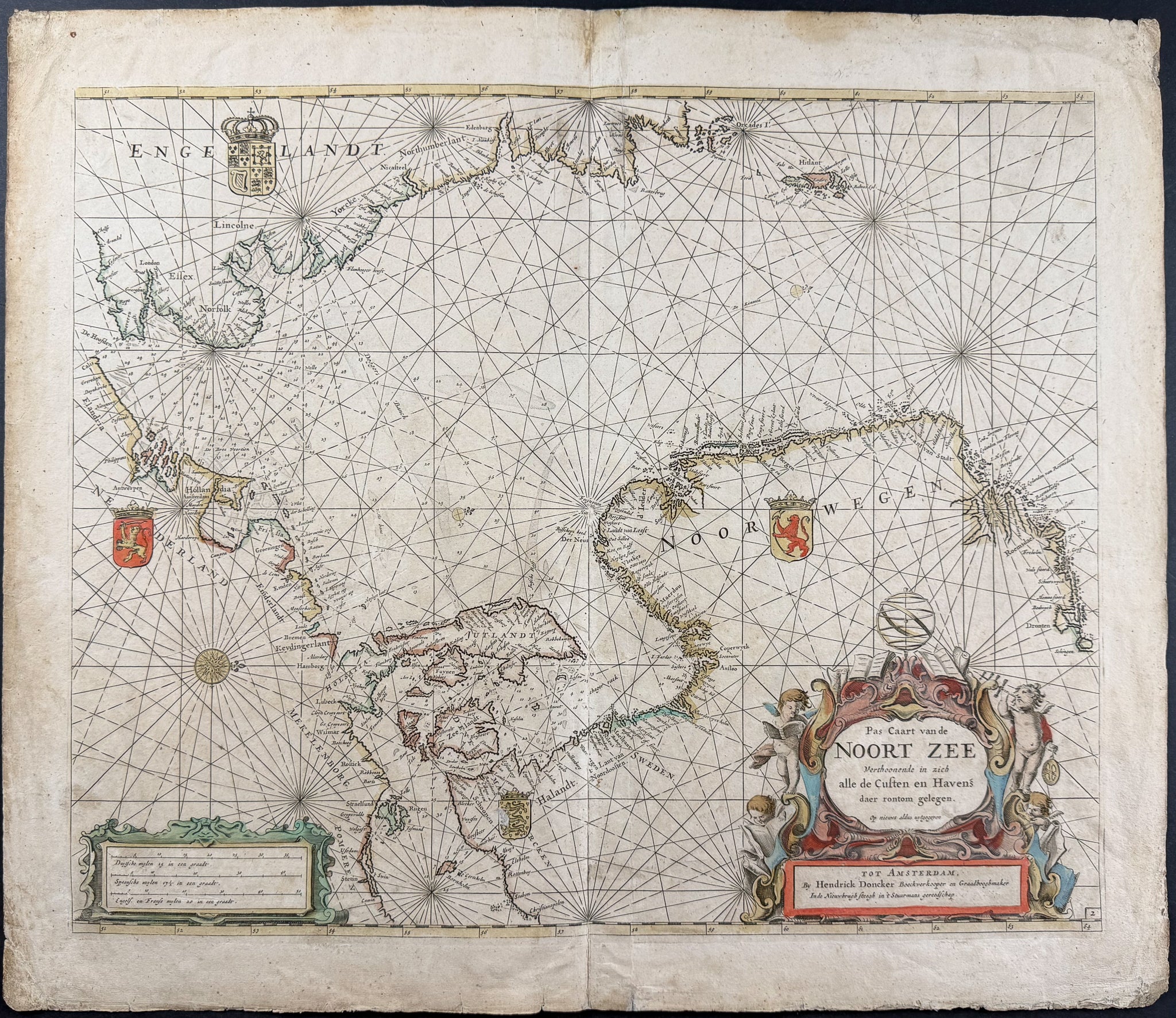 Map of the North Sea and Western Scandinavia