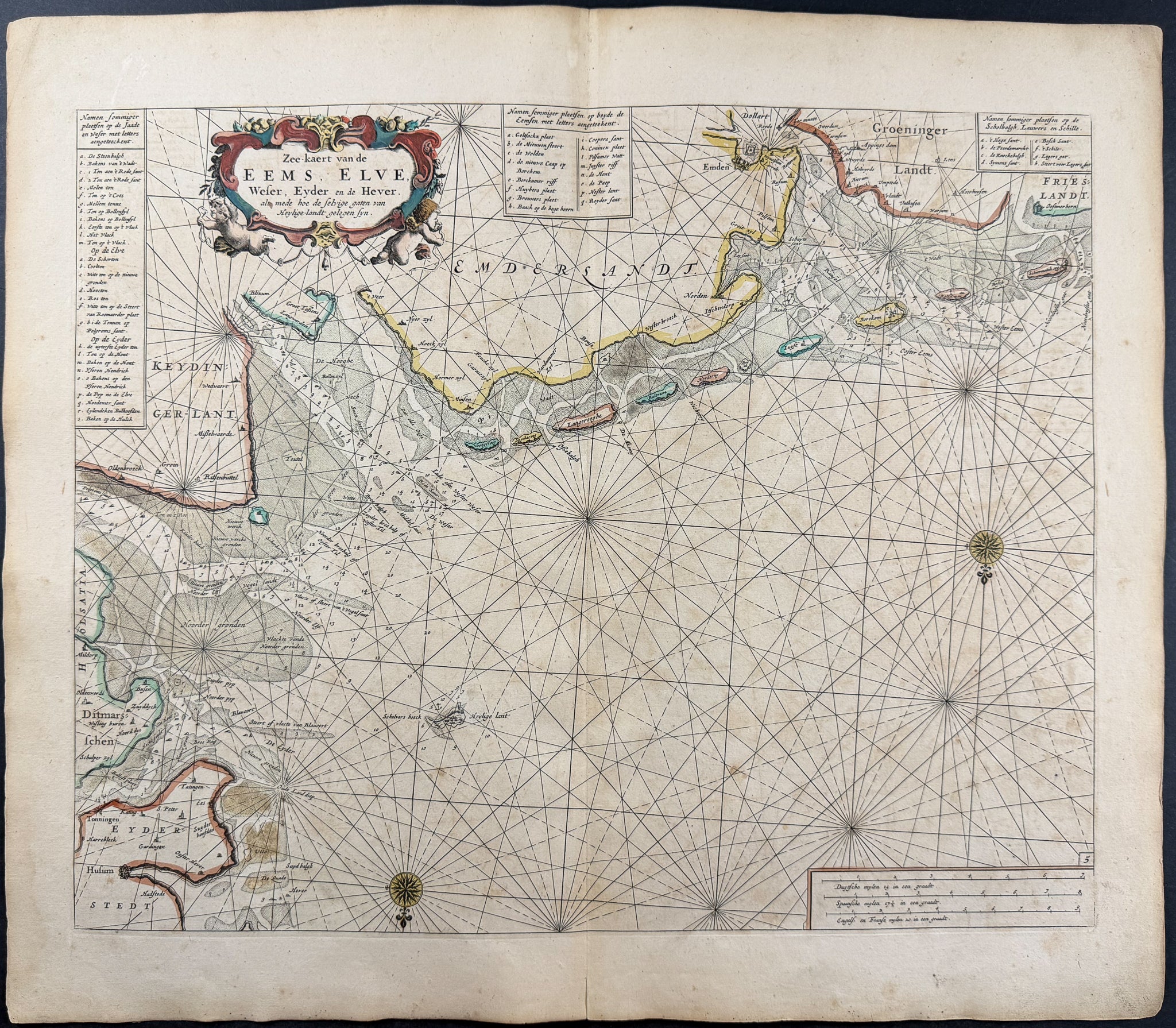 Map of River Deltas in the Netherlands