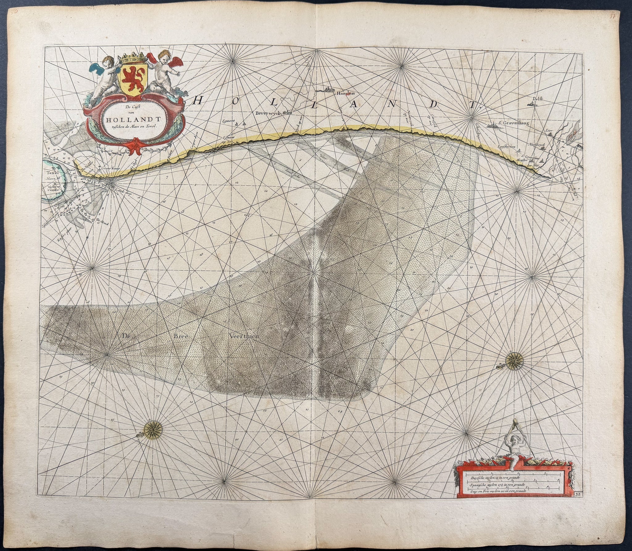 Map of the Coast of Holland