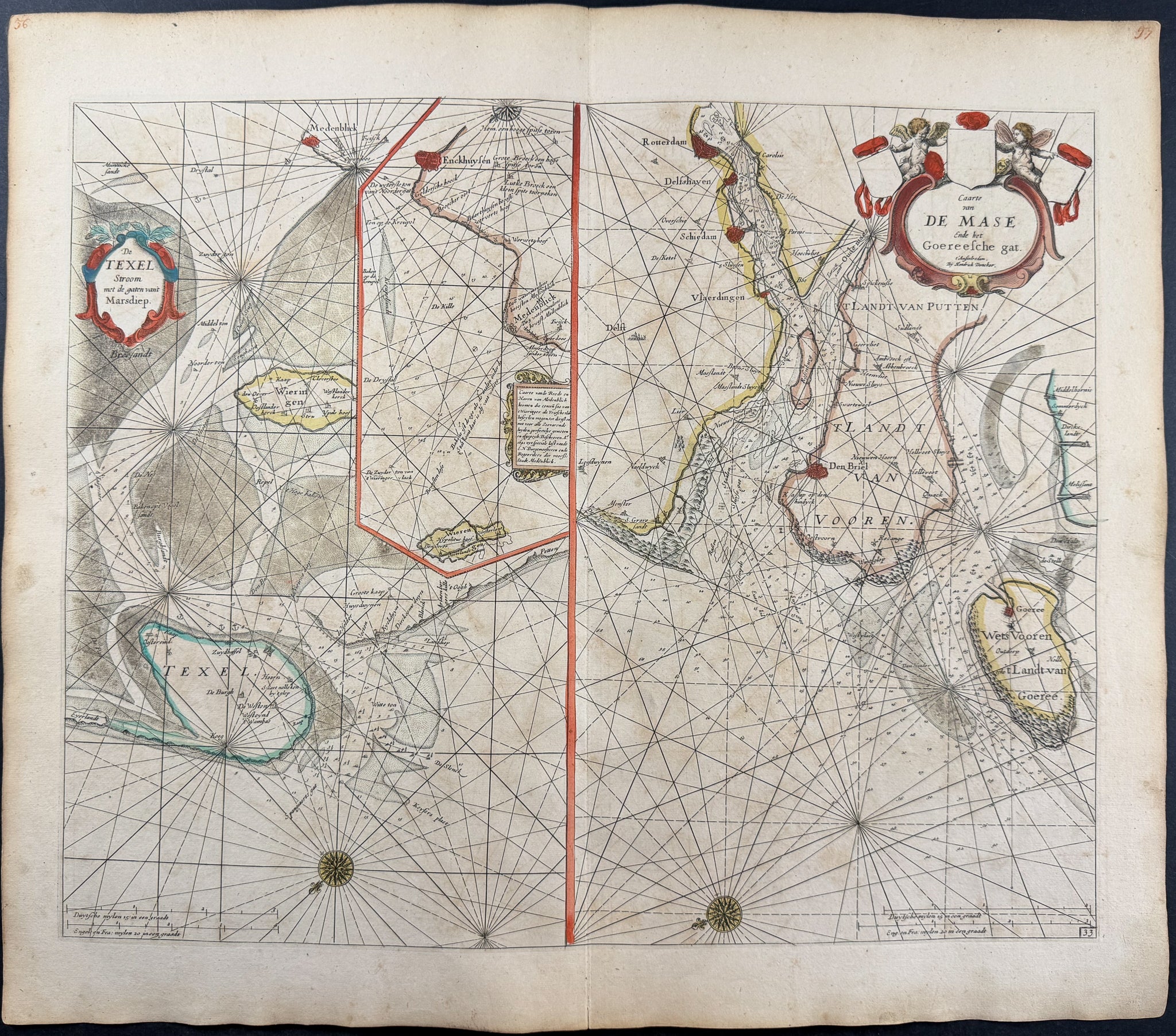 Map of Texel and the Mouth of the Meuse River