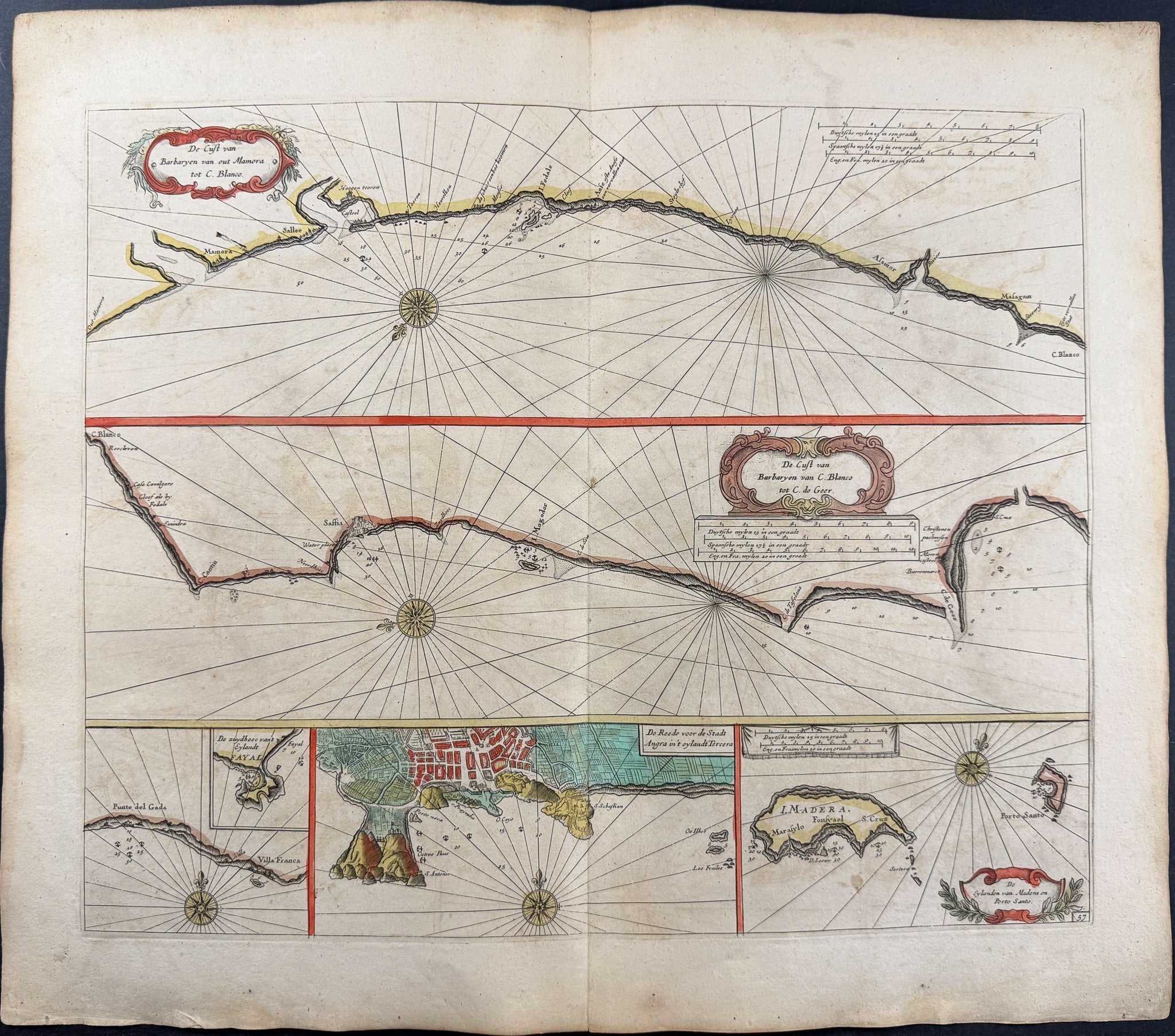 Maps of the Barbary Coast, from Old Mamora to Cape Blanco