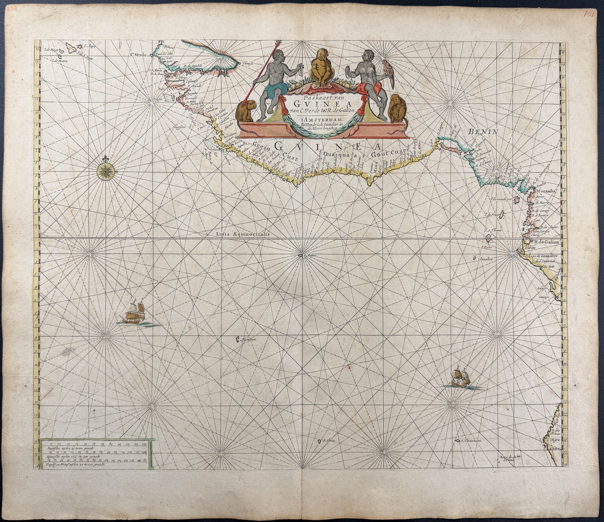 Coastal Map of Western Africa from Guinea to the Galion River